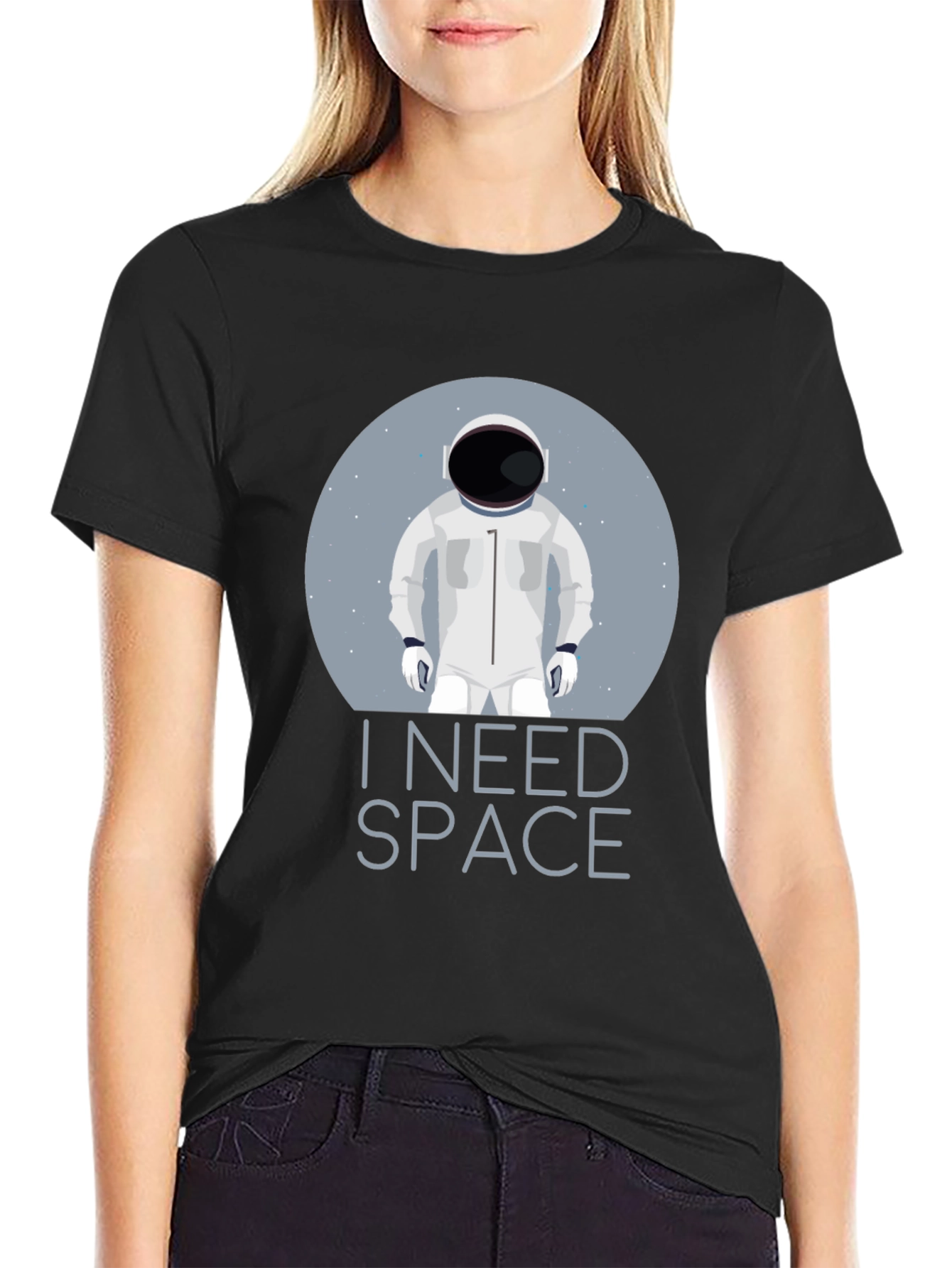 I Need Space T-Shirt Astronaut Design Tee