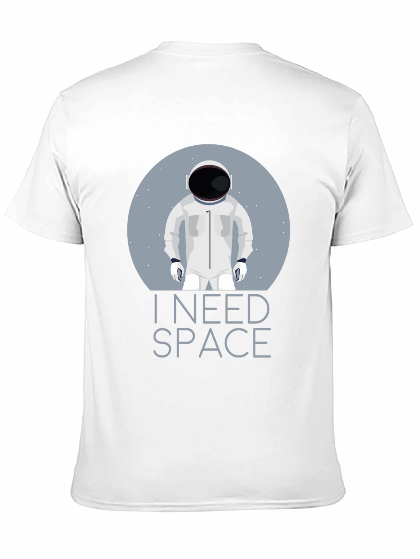 I Need Space T-Shirt Astronaut Design Tee
