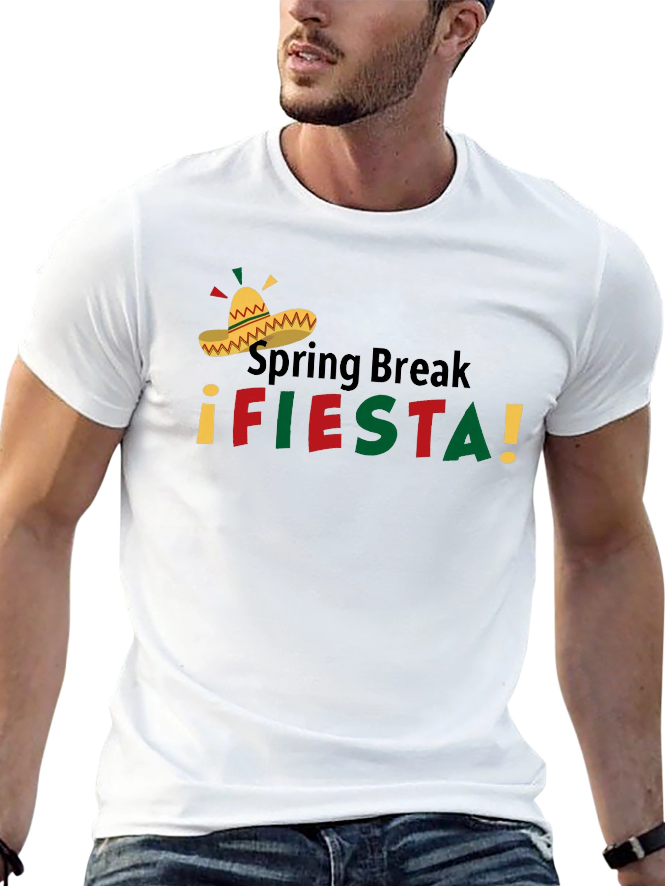Spring Break Fiesta Graphic T-Shirt