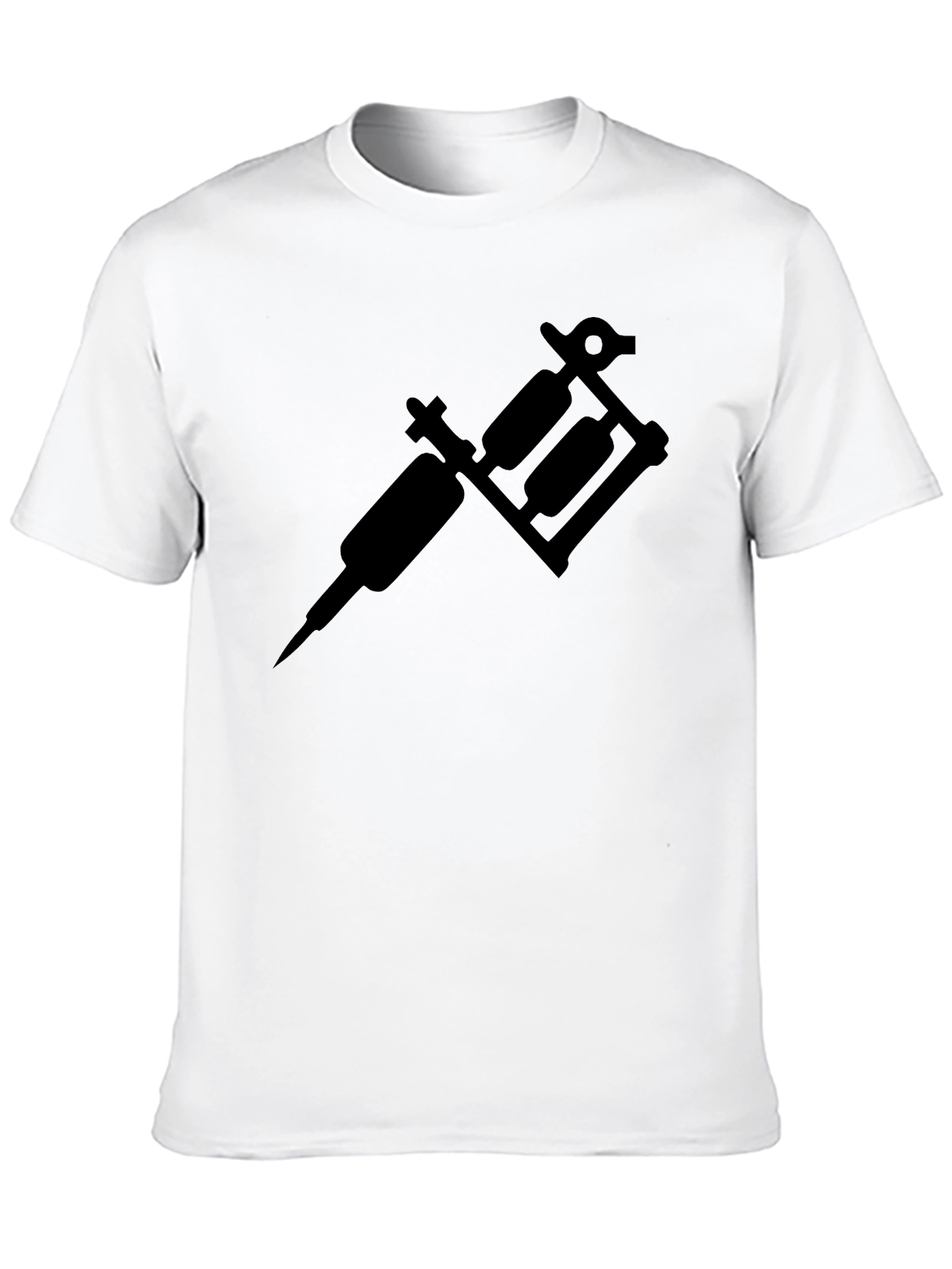 Tattoo Machine Graphic Tee - Black