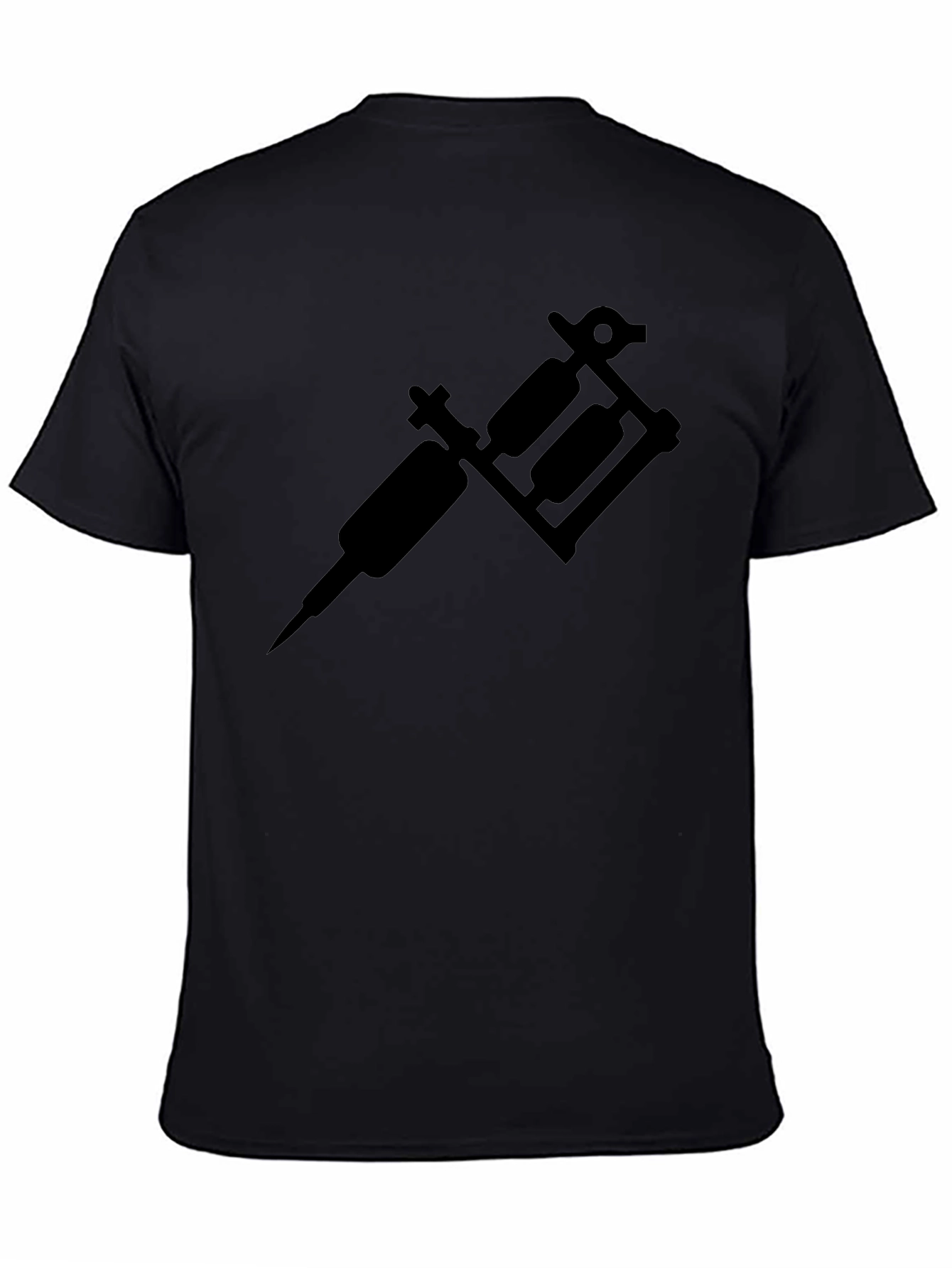 Tattoo Machine Graphic Tee - Black