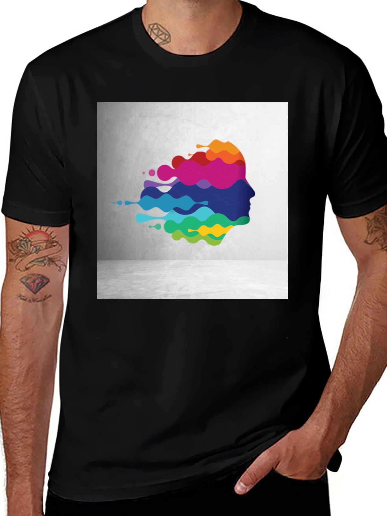 Abstract Mind T-Shirt - Artistic Graphic Tee