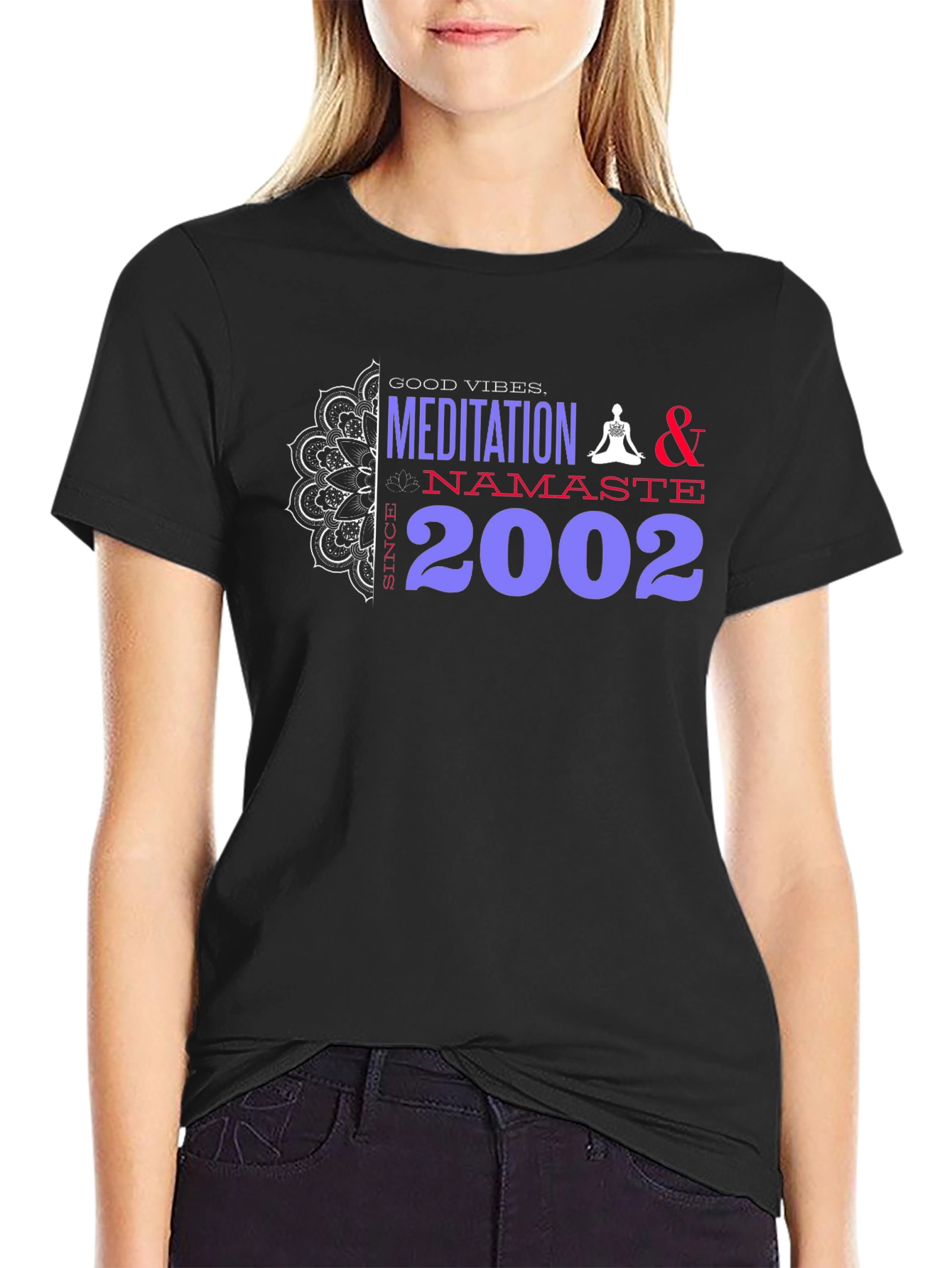 Meditation & Namaste Graphic T-Shirt - Since 2002