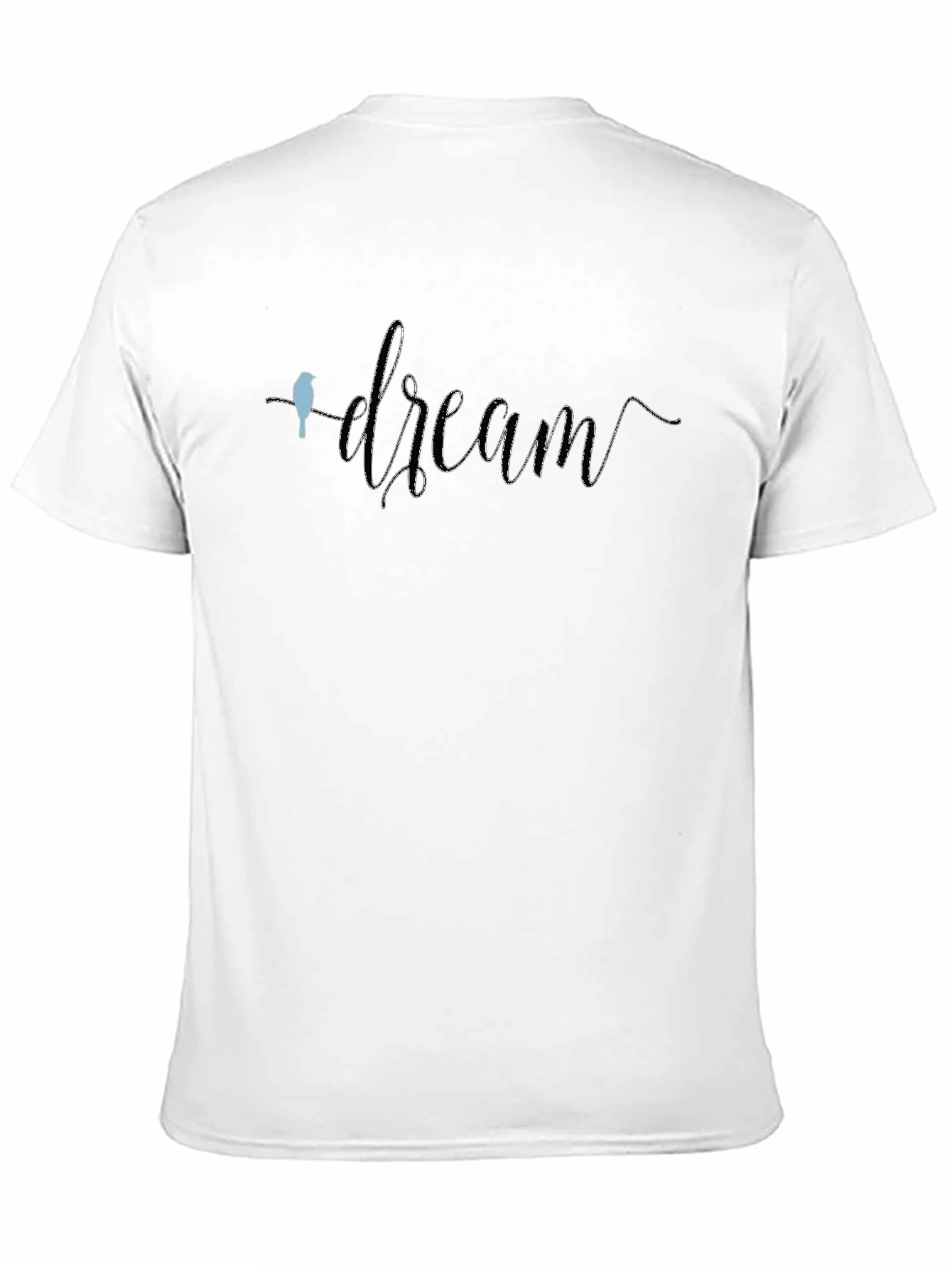Dream Bird T-Shirt - Black Crew Neck Graphic Tee