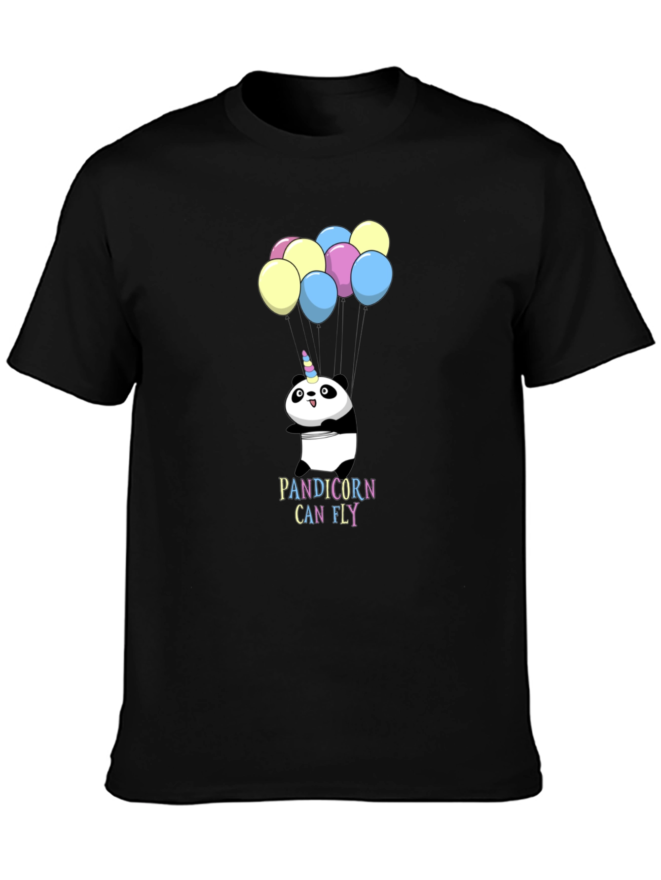 Pandicorn Can Fly Graphic Tee