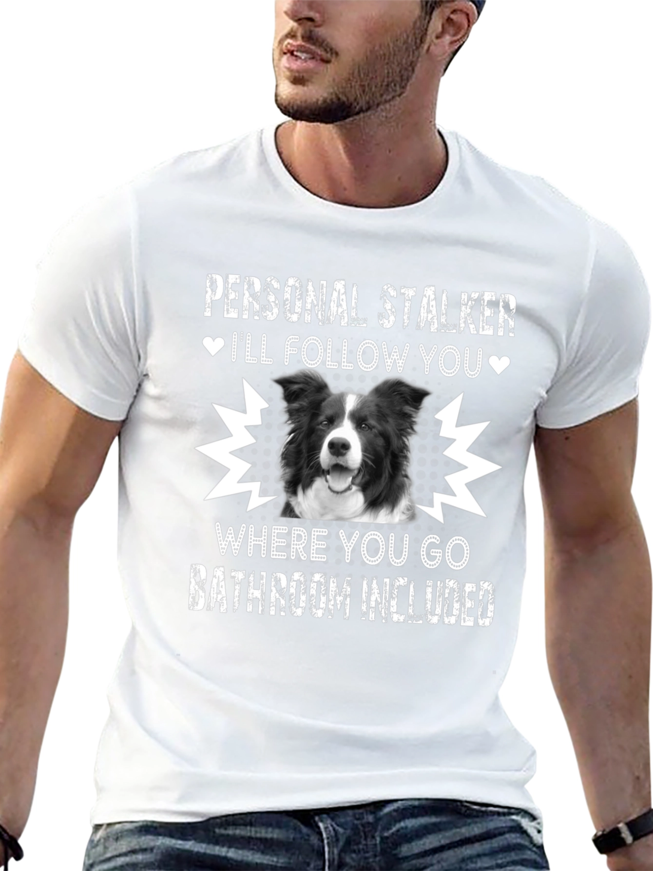 Personal Stalker Dog T-Shirt