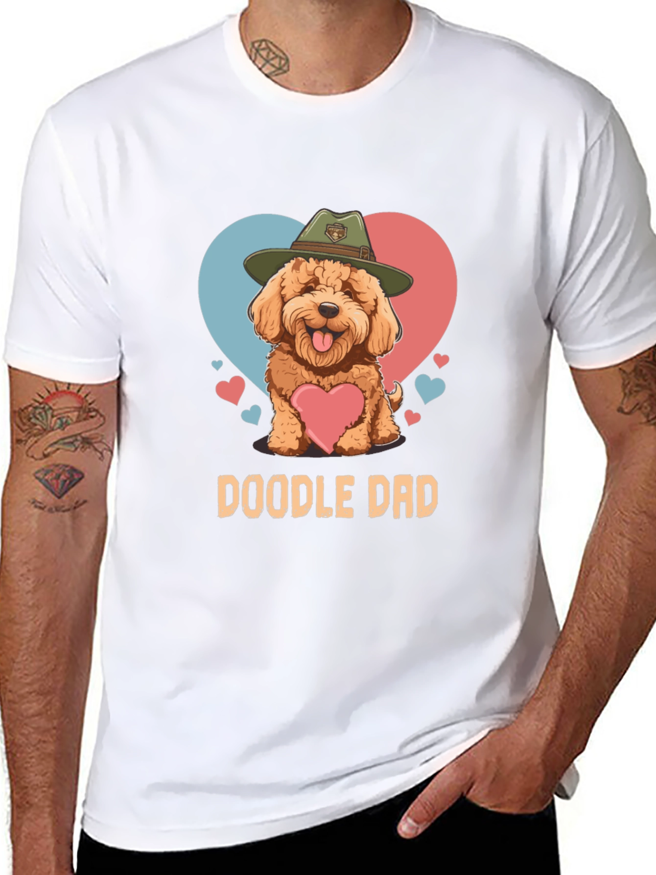 Doodle Dad T-Shirt - Cute Dog Lover Tee