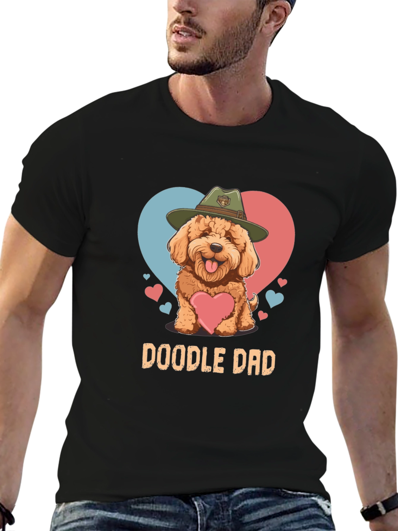 Doodle Dad T-Shirt - Cute Dog Lover Tee