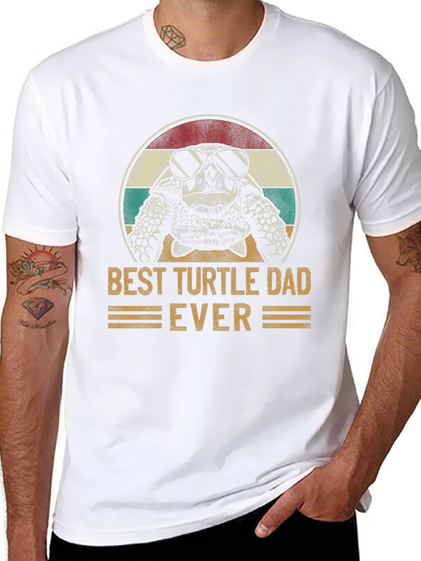 Best Turtle Dad Ever T-Shirt
