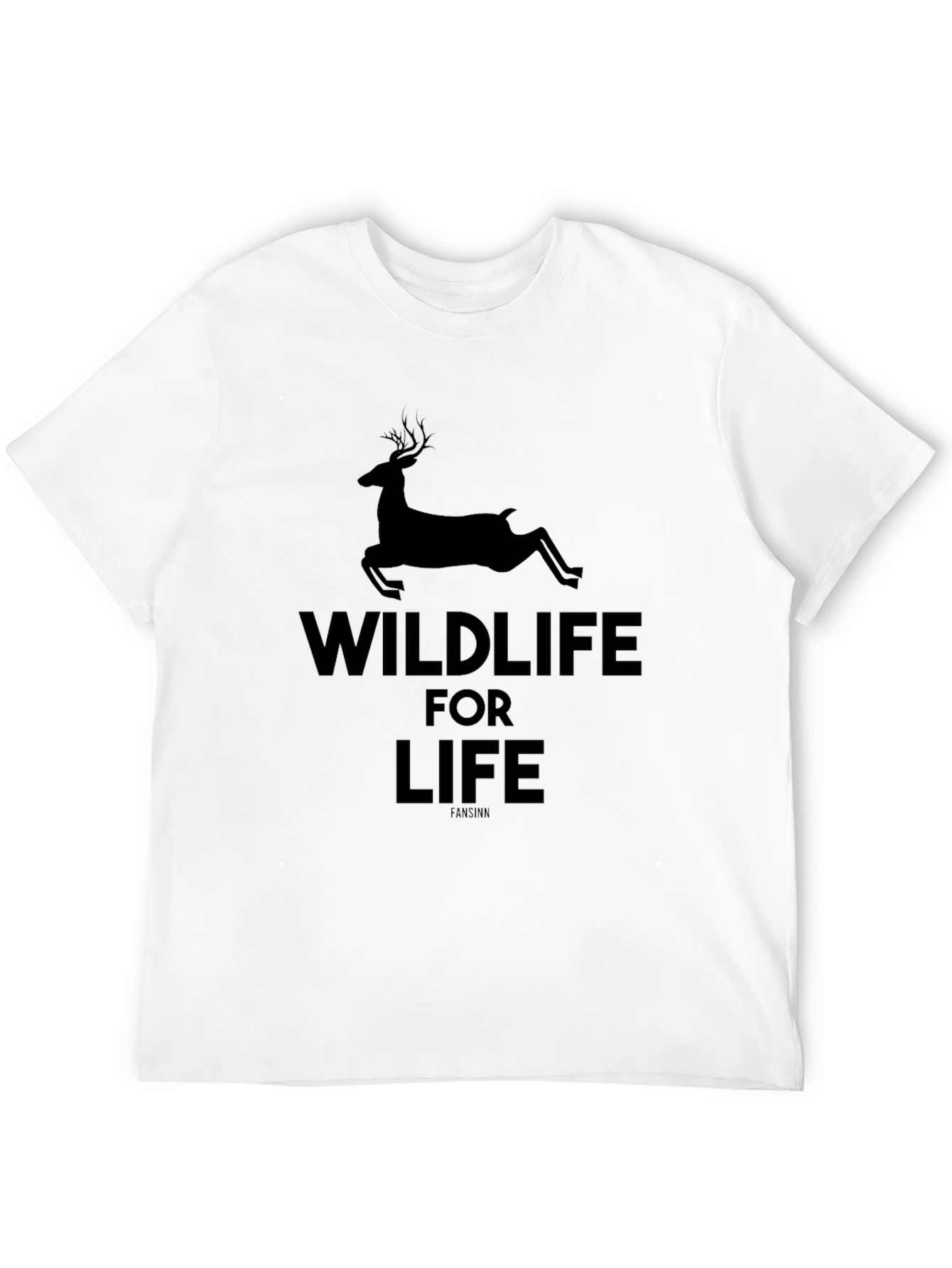 Wildlife for Life Black Graphic Tee