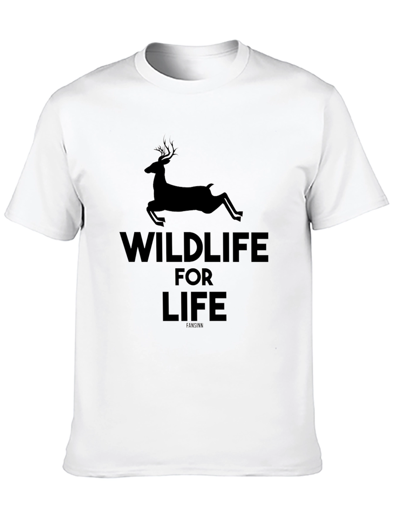 Wildlife for Life Black Graphic Tee