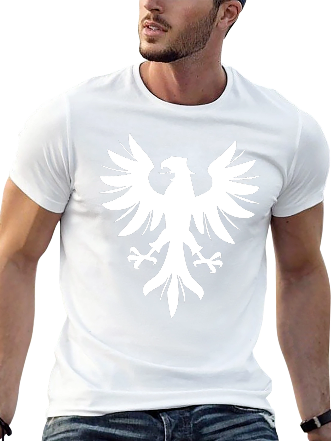 Black Eagle Graphic Tee - Bold Statement Shirt