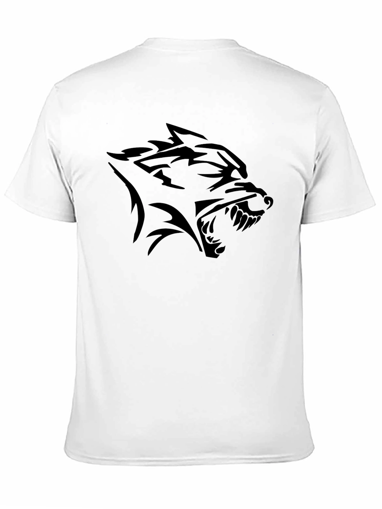 Black Wolf Graphic Tee - Bold Style