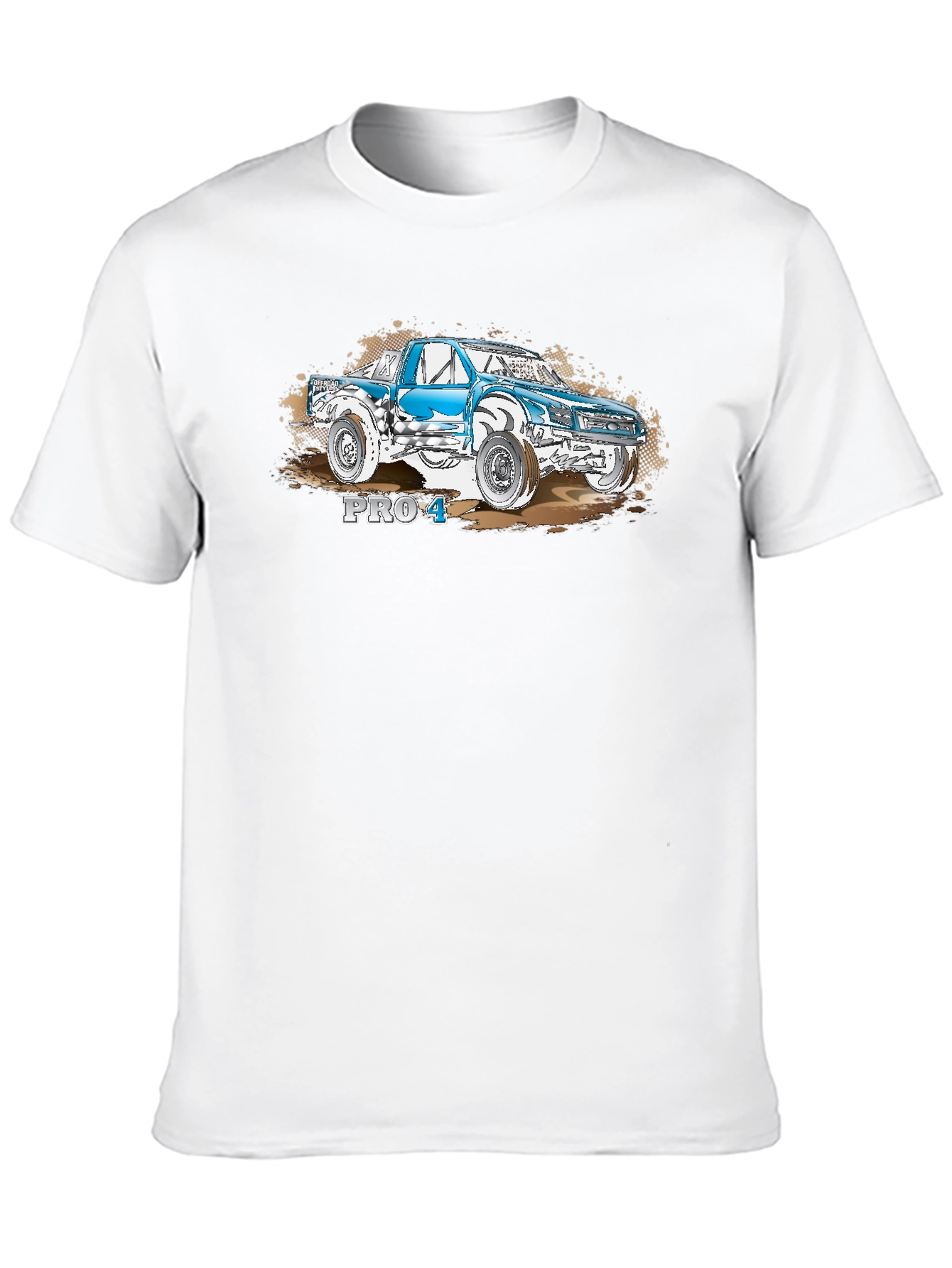 PRO 4 Truck T-Shirt - Black Cotton Tee
