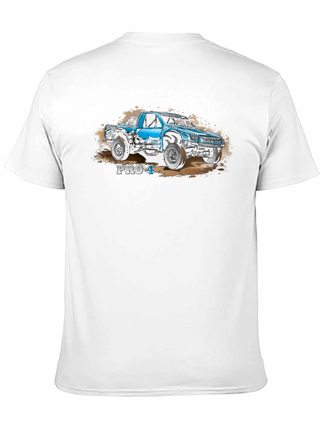PRO 4 Truck T-Shirt - Black Cotton Tee