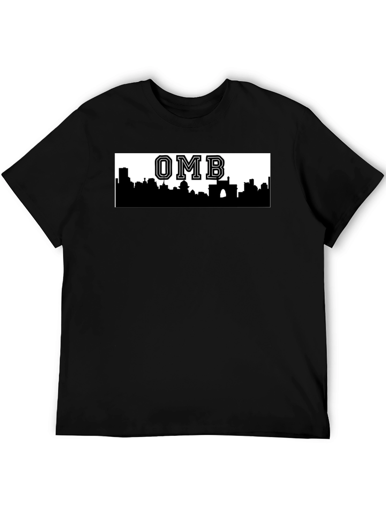 OMB Skyline Graphic Tee - Black T-Shirt