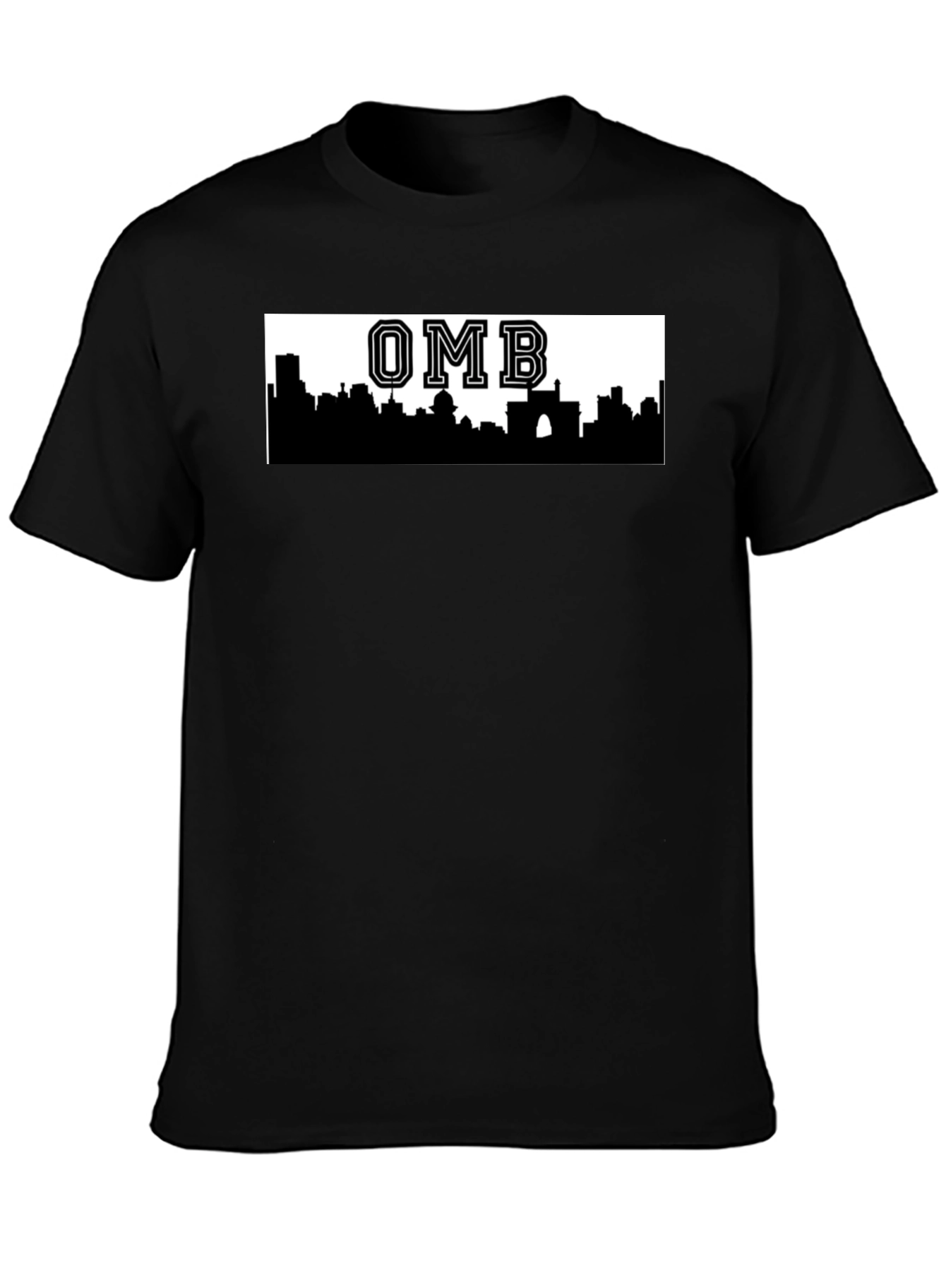 OMB Skyline Graphic Tee - Black T-Shirt