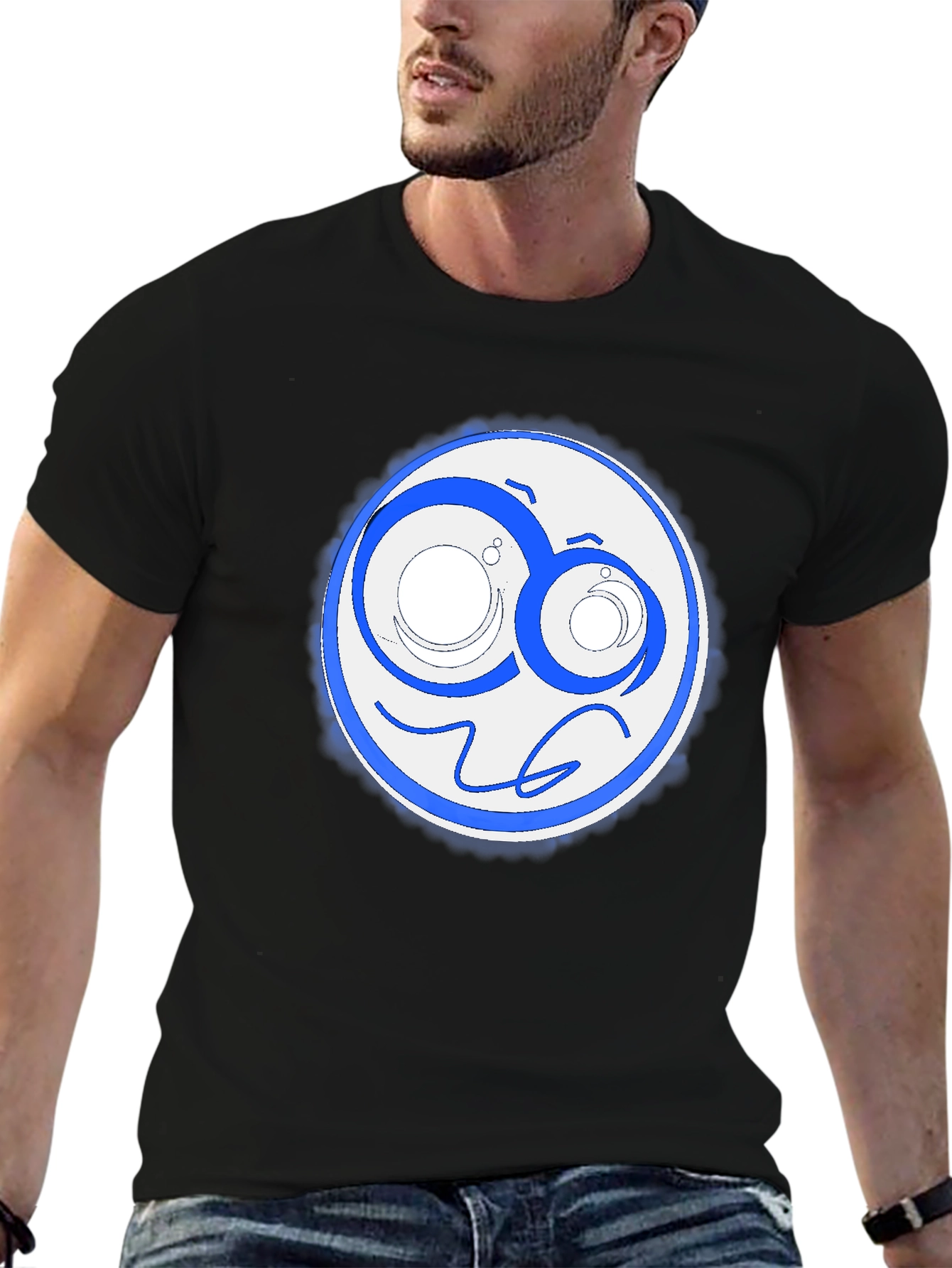 Gallifreyan Inspired Graphic Tee - Black