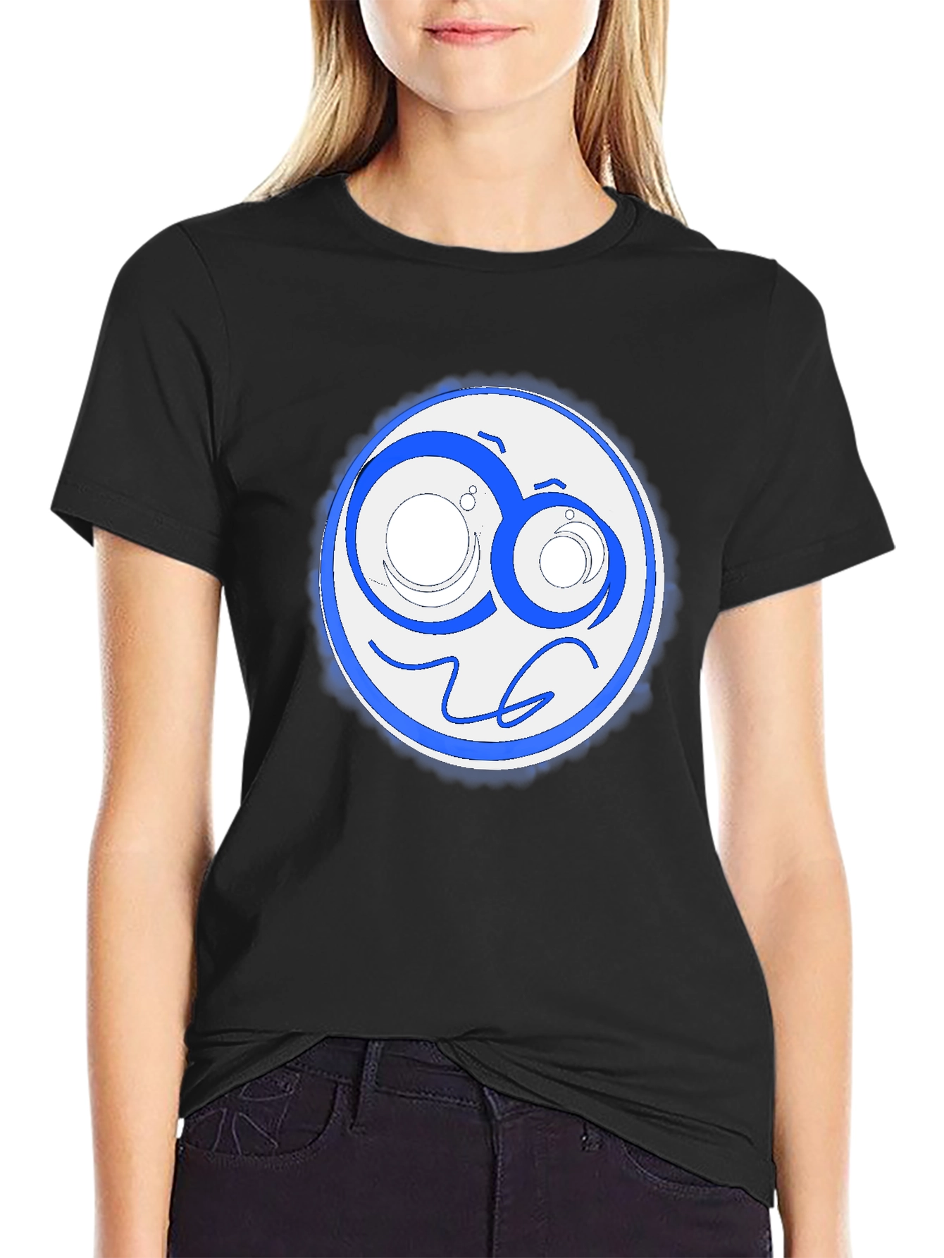 Gallifreyan Inspired Graphic Tee - Black