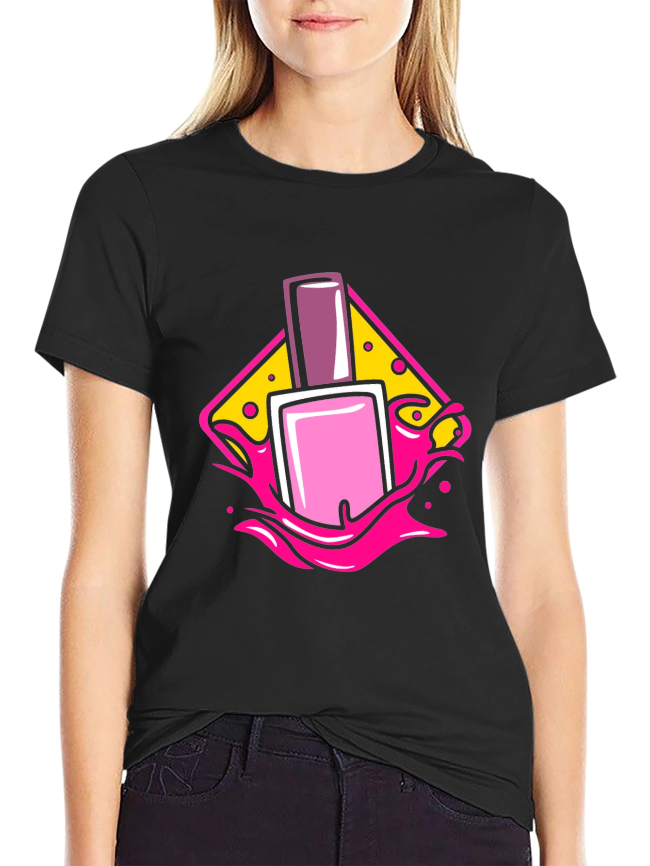 Nail Polish Graphic T-Shirt