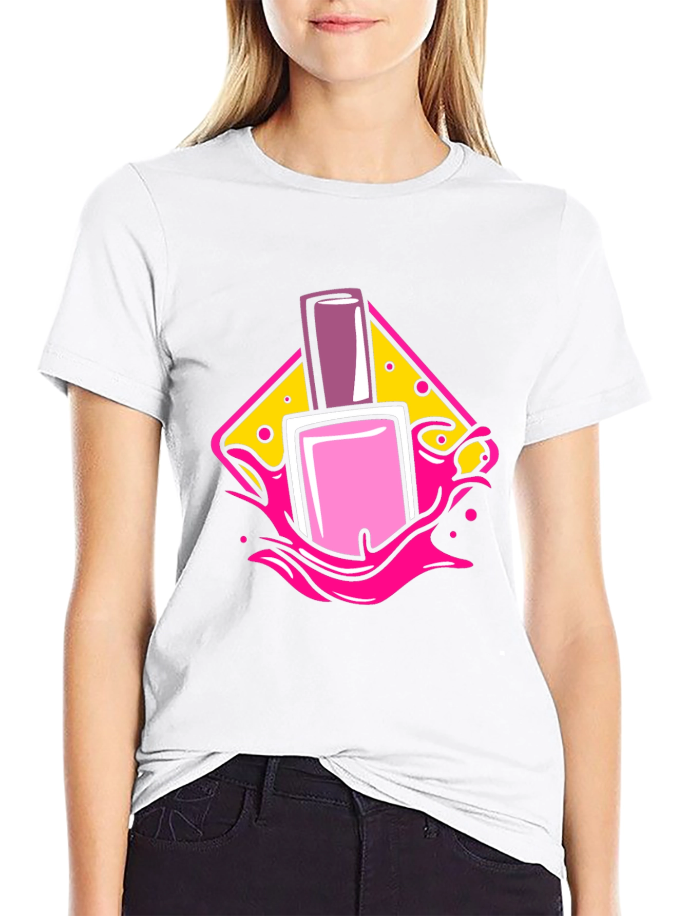 Nail Polish Graphic T-Shirt