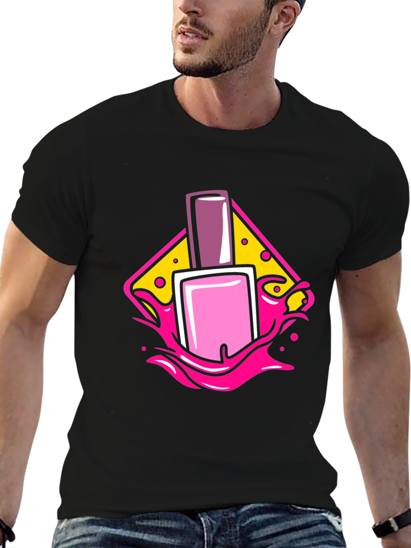 Nail Polish Graphic T-Shirt