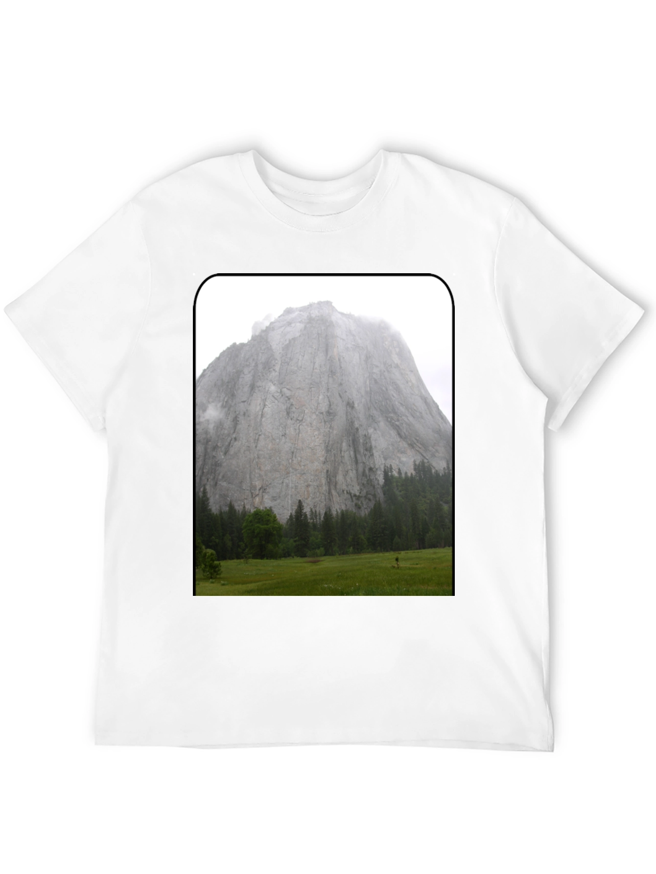 Mountain View Graphic Tee - Black Casual Shirt