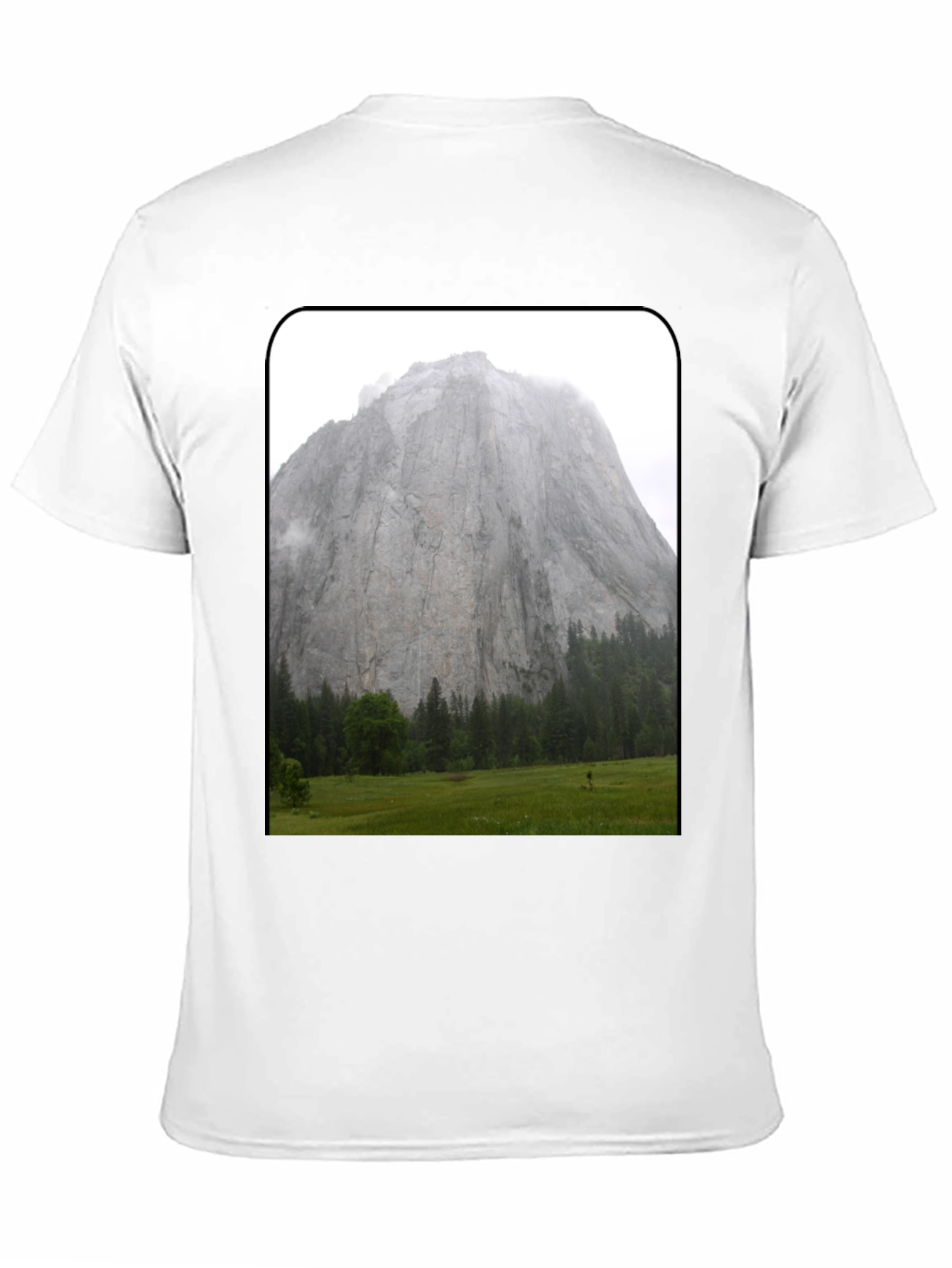 Mountain View Graphic Tee - Black Casual Shirt