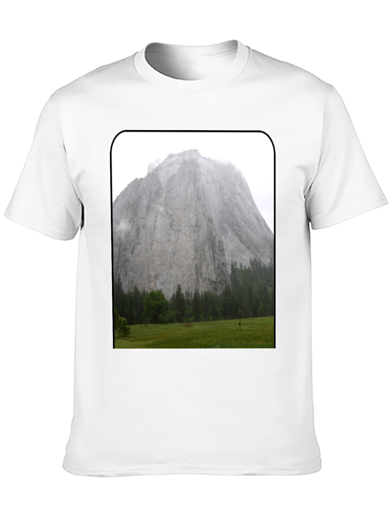 Mountain View Graphic Tee - Black Casual Shirt