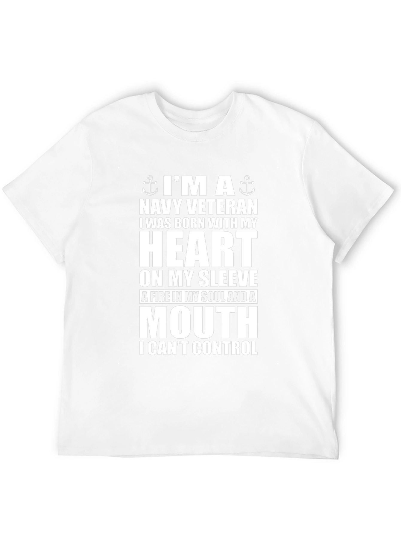 Navy Veteran Graphic T-Shirt - Heart & Mouth