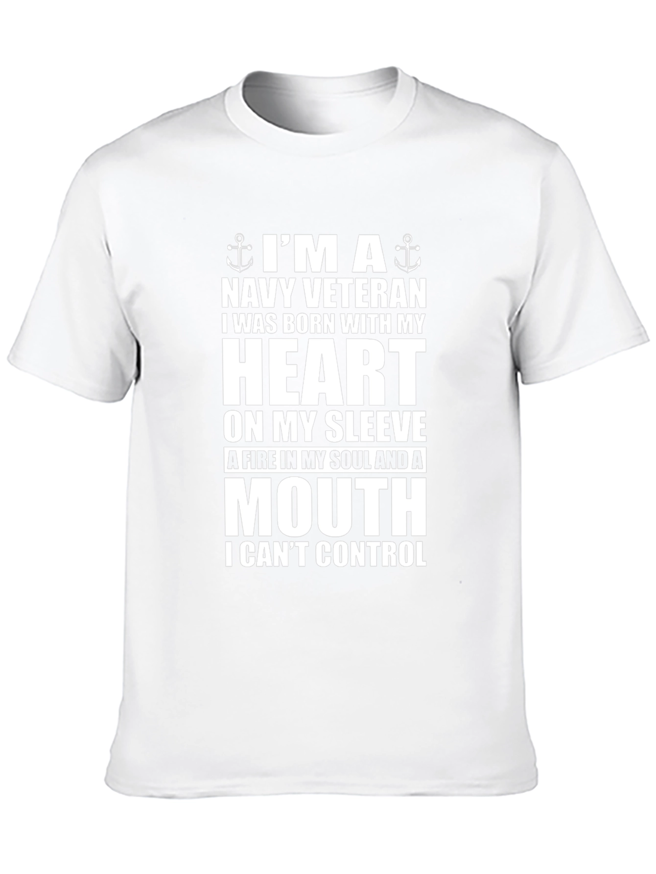 Navy Veteran Graphic T-Shirt - Heart & Mouth