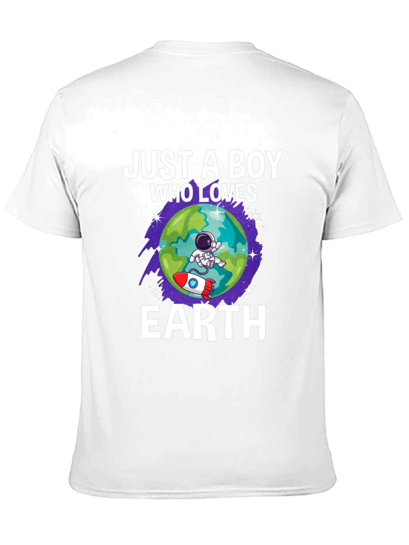 Boy Who Loves Earth T-Shirt Astronaut Space