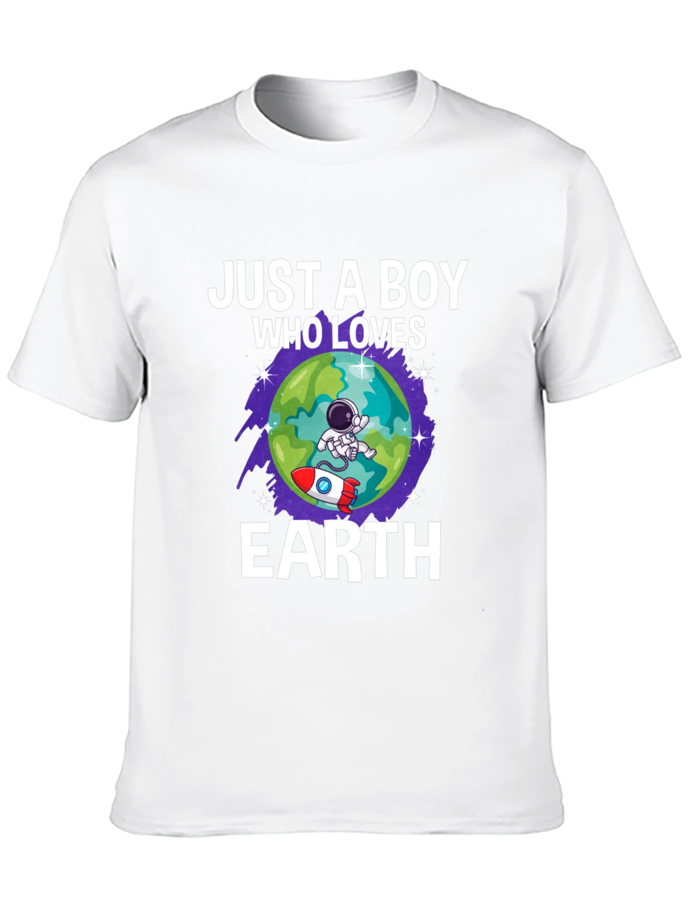 Boy Who Loves Earth T-Shirt Astronaut Space