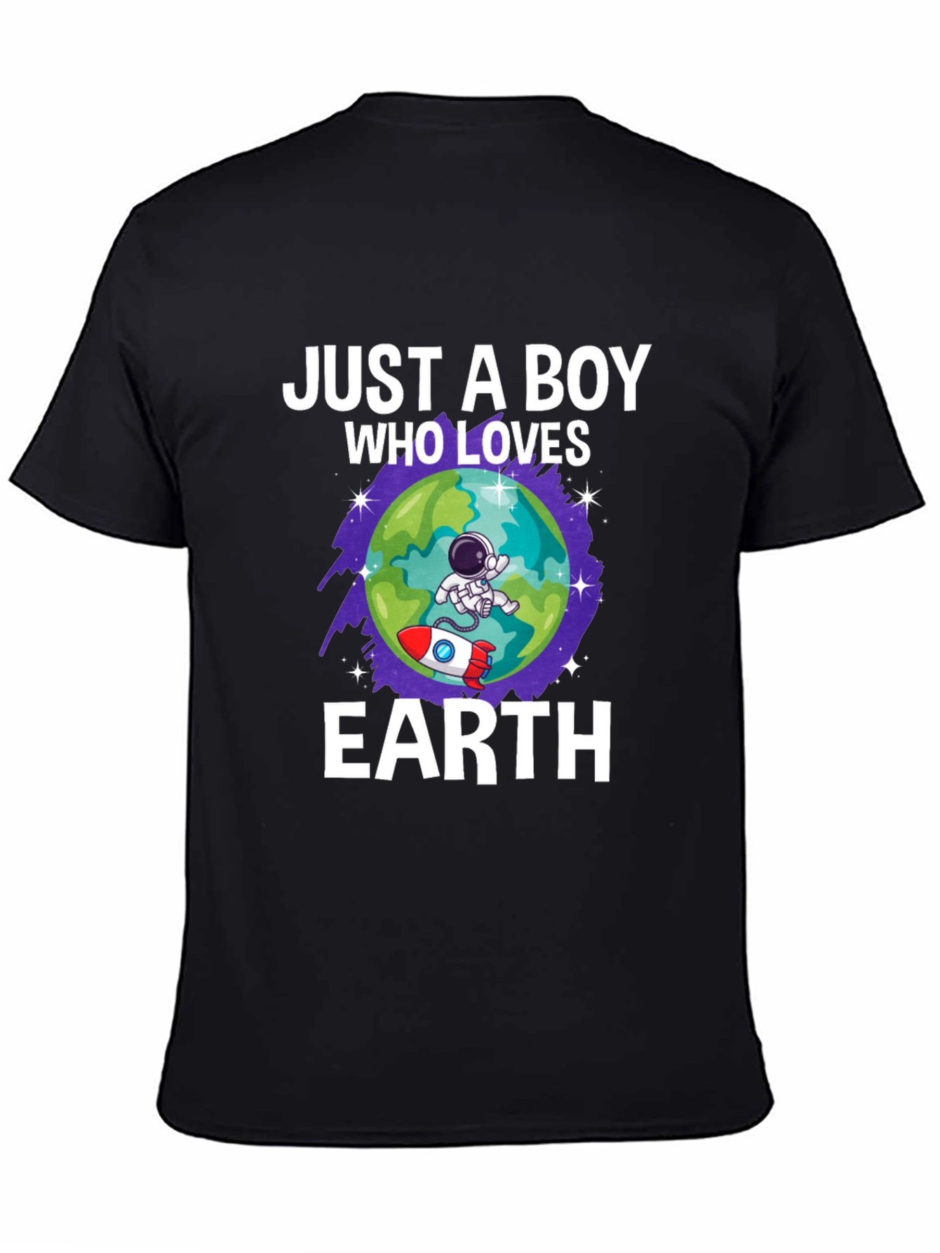 Boy Who Loves Earth T-Shirt Astronaut Space
