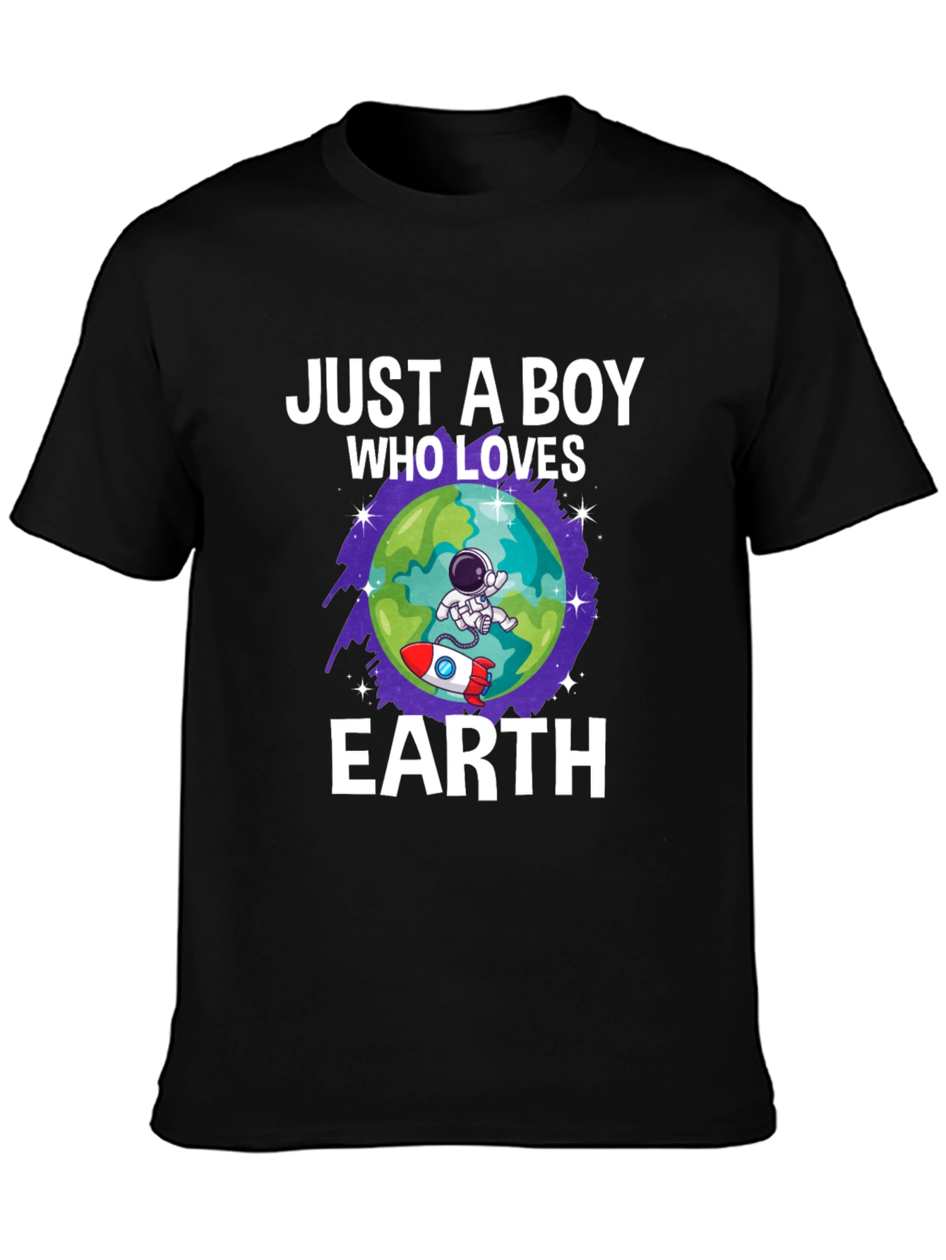 Boy Who Loves Earth T-Shirt Astronaut Space