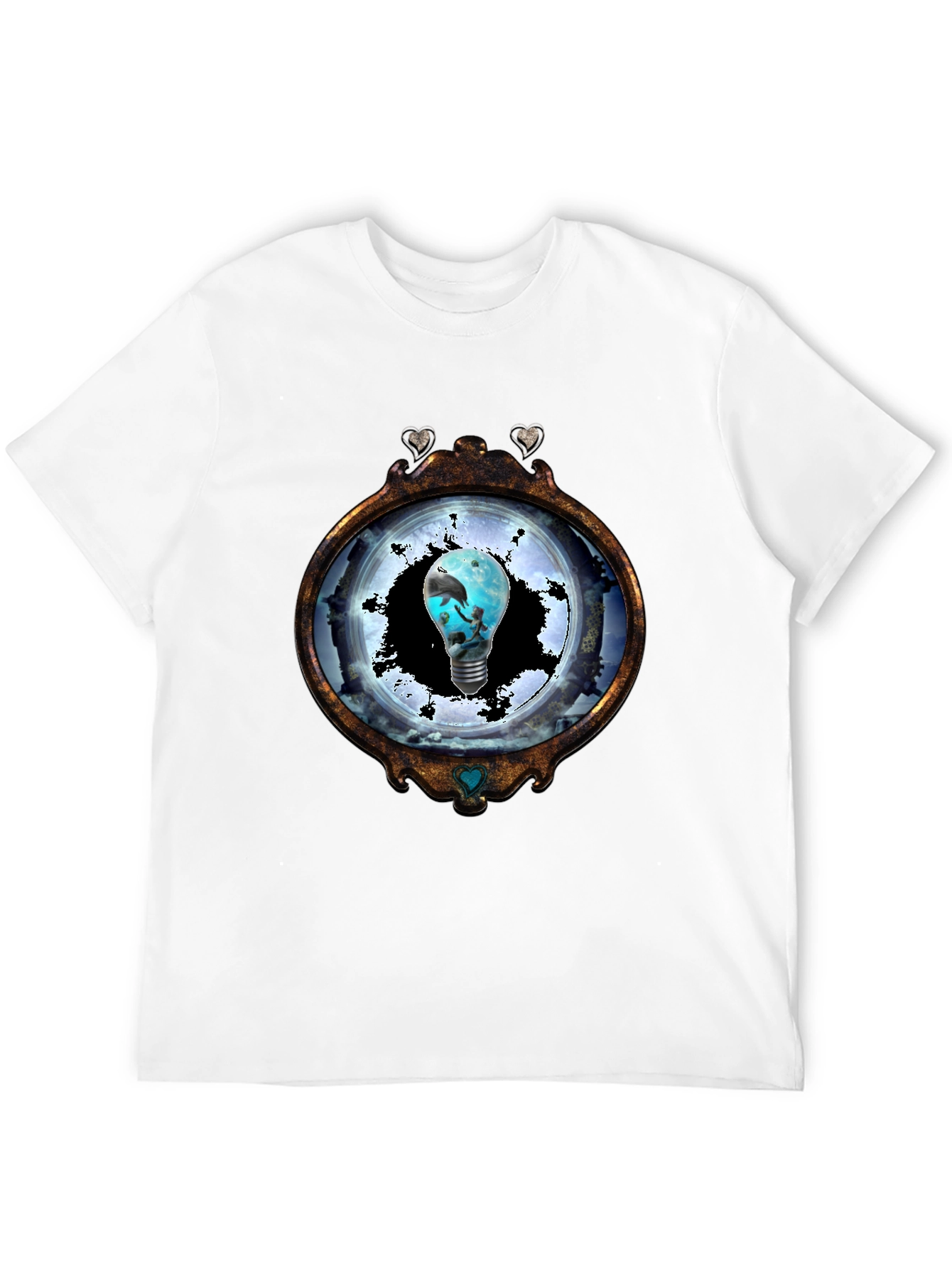 Ocean Lightbulb Graphic Tee - Unique Design