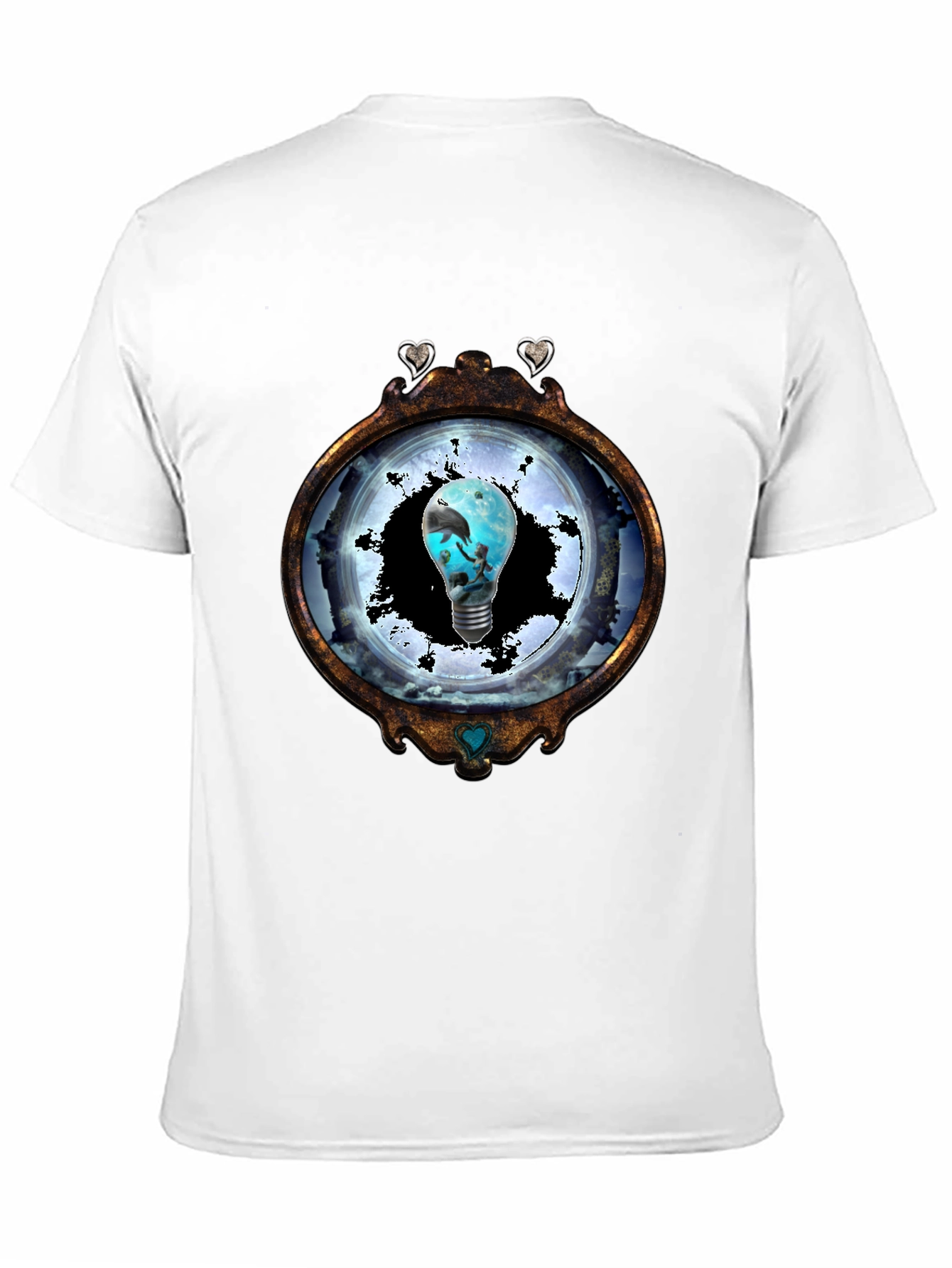 Ocean Lightbulb Graphic Tee - Unique Design