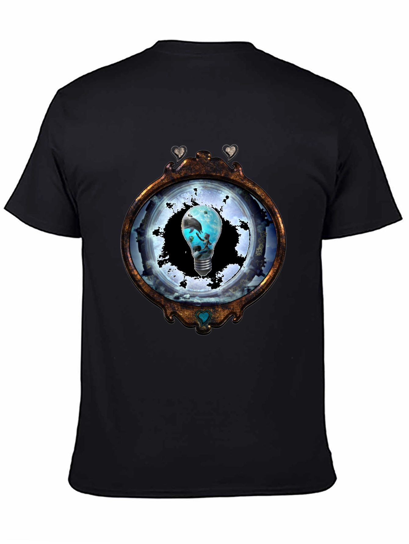 Ocean Lightbulb Graphic Tee - Unique Design