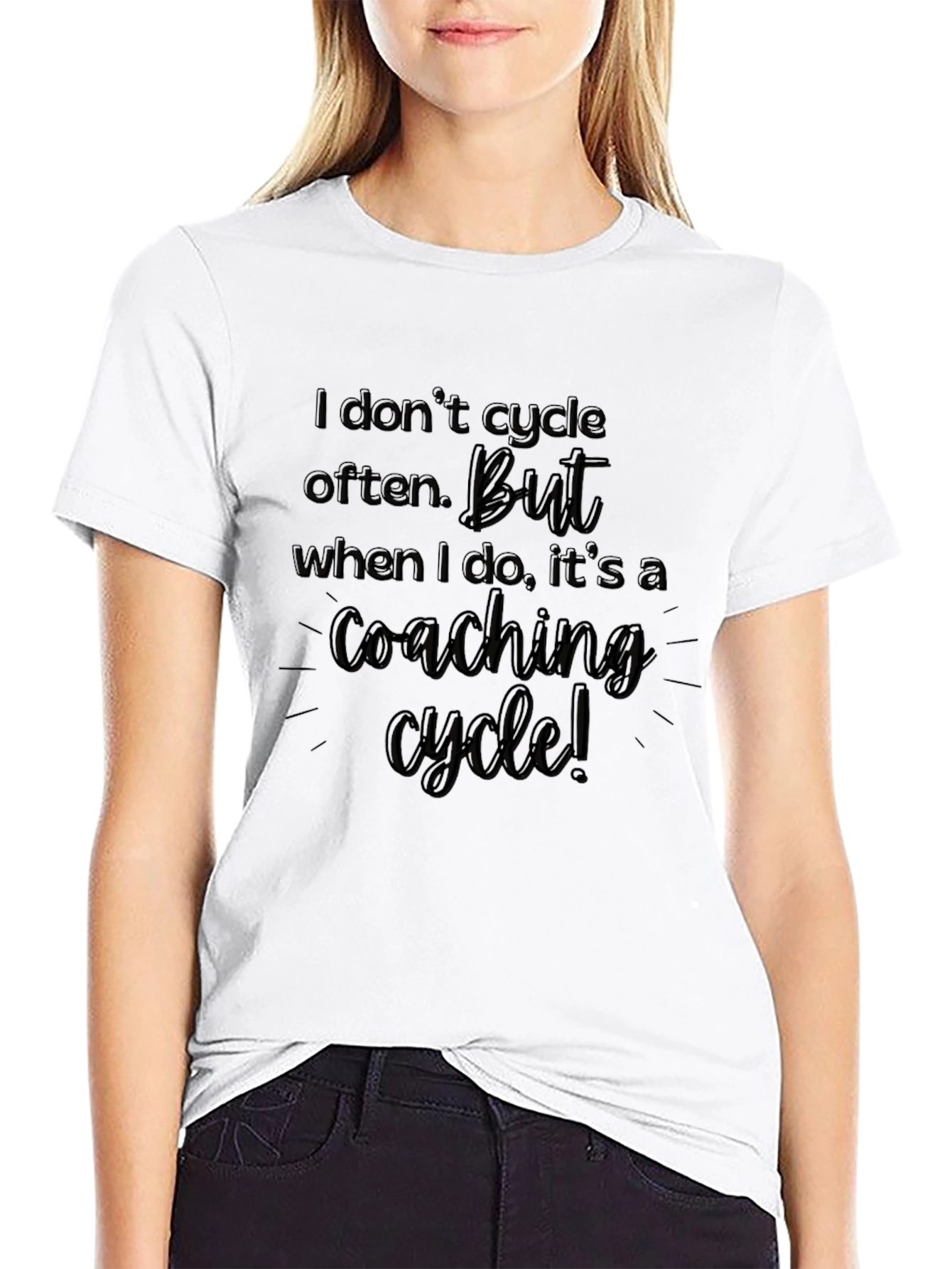 Coaching Cycle T-Shirt - Funny Coach Tee