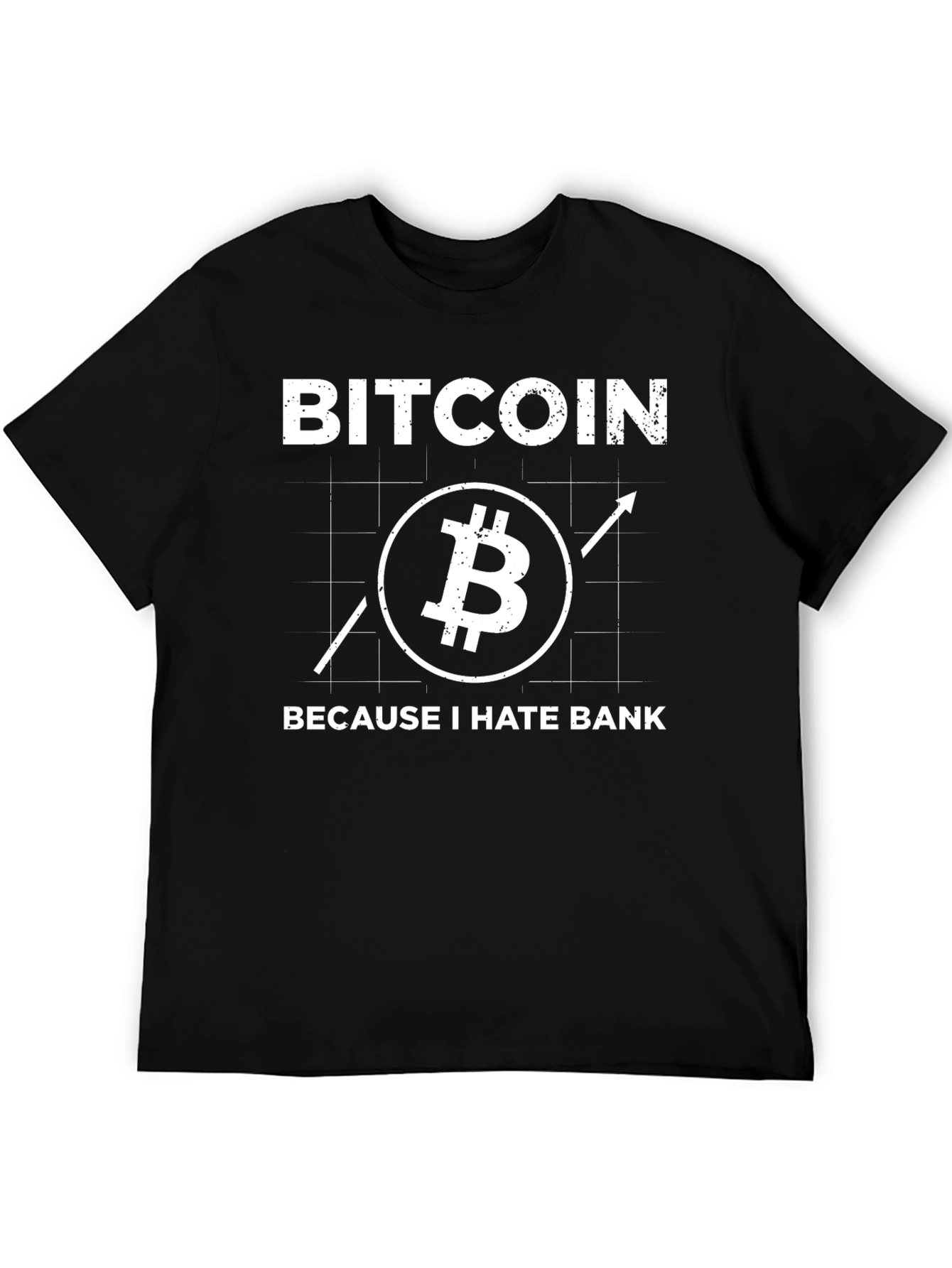 Bitcoin HATE BANK Tee - Black Crypto Shirt