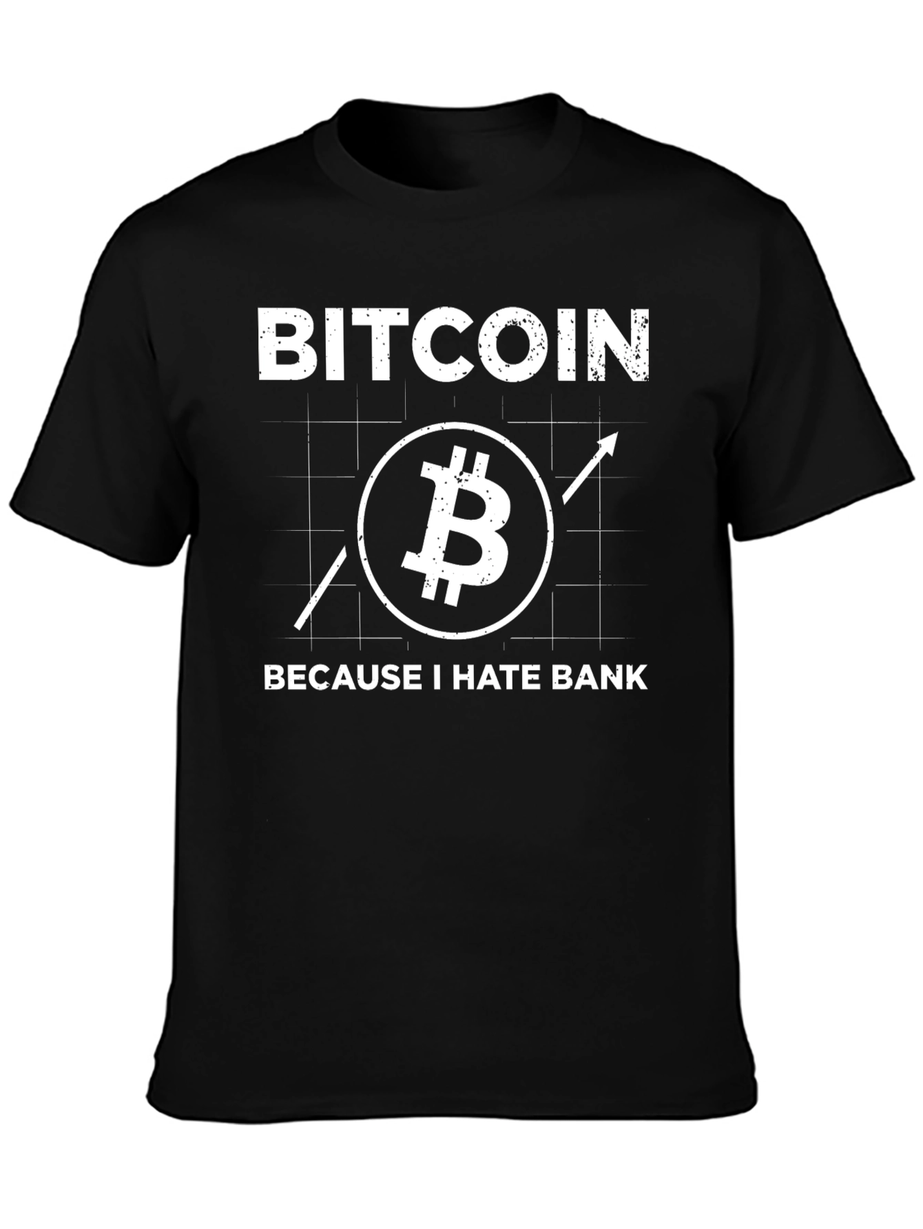 Bitcoin HATE BANK Tee - Black Crypto Shirt