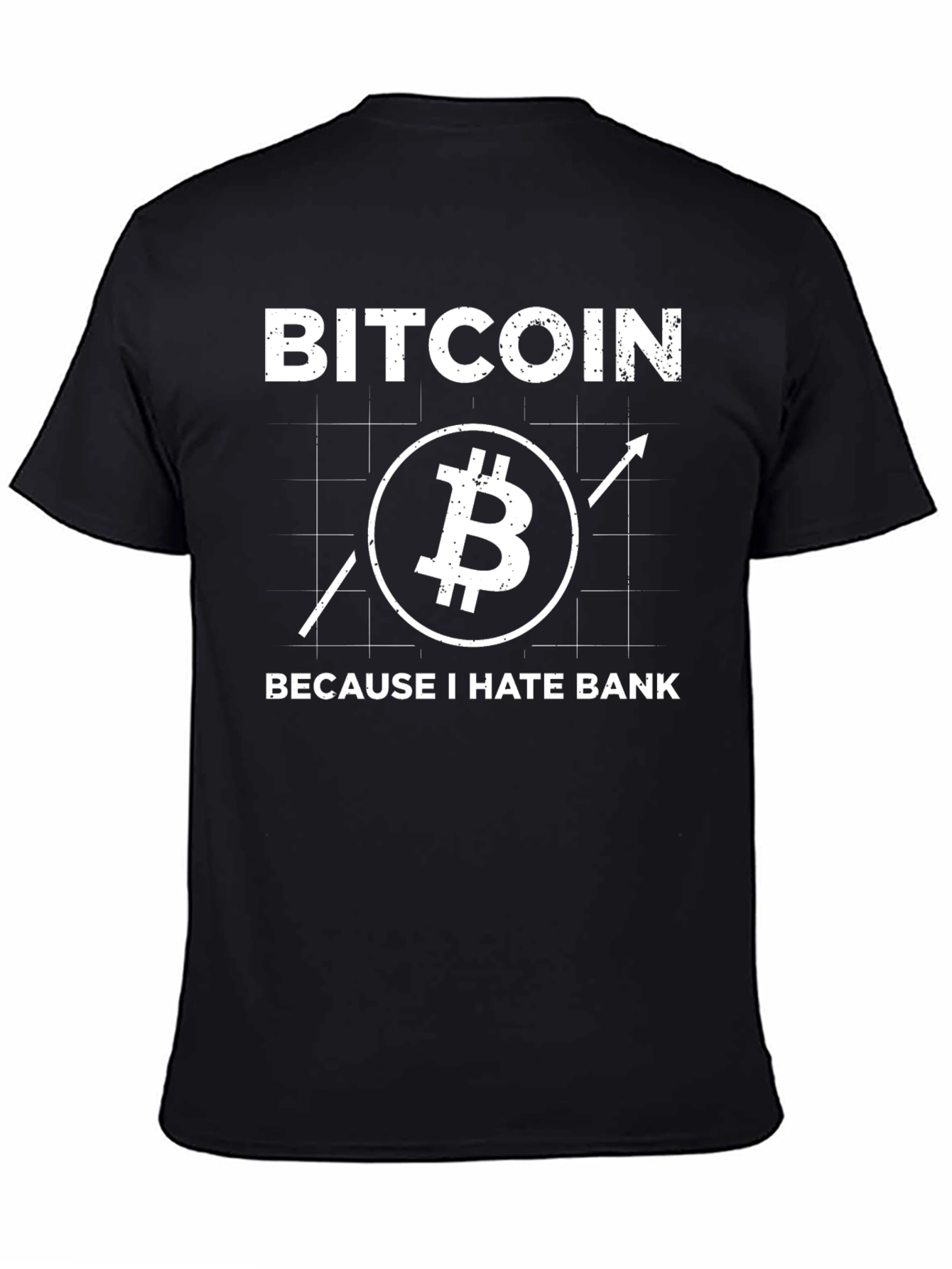 Bitcoin HATE BANK Tee - Black Crypto Shirt