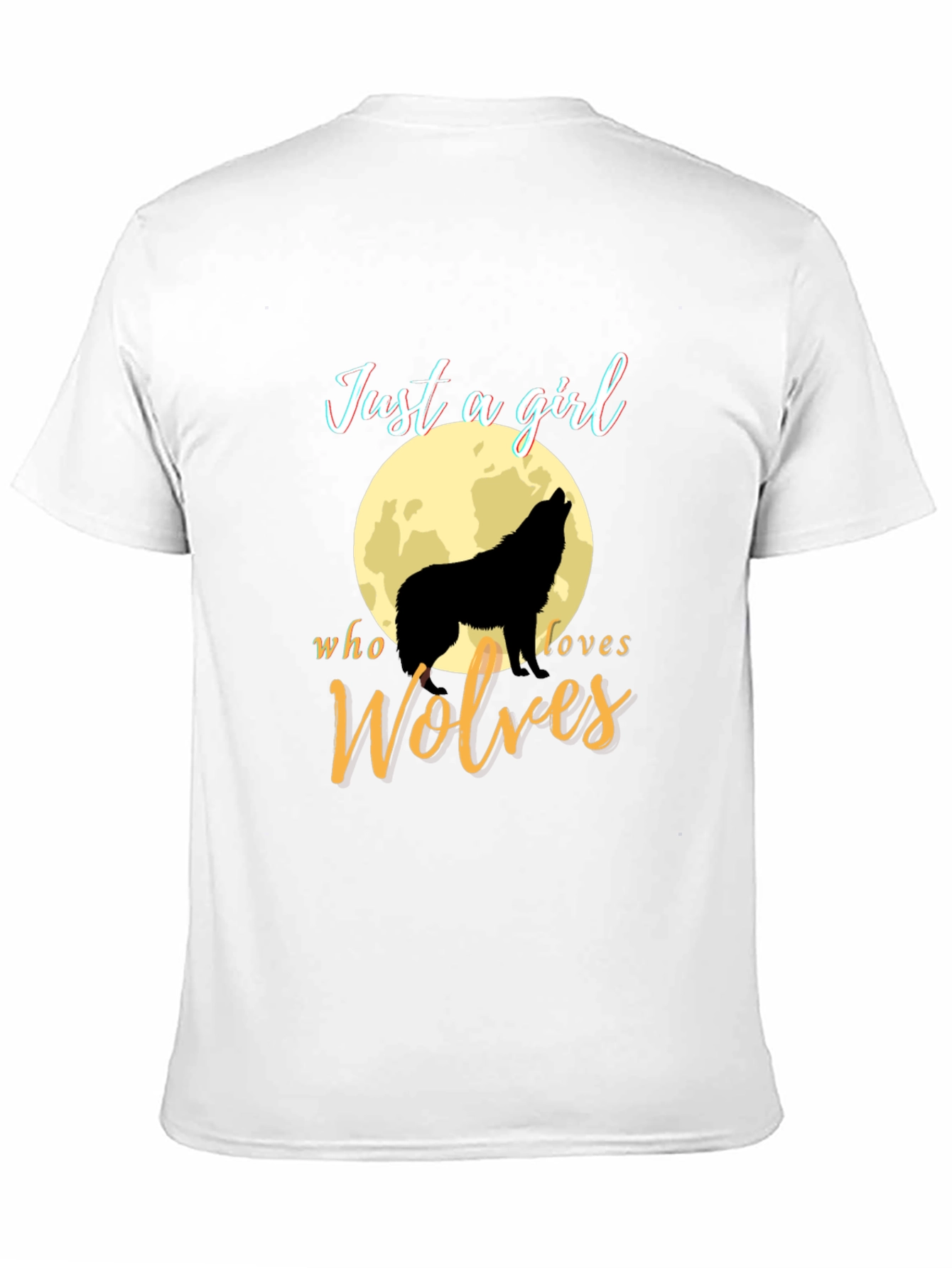 Just a Girl Who Loves Wolves T-Shirt