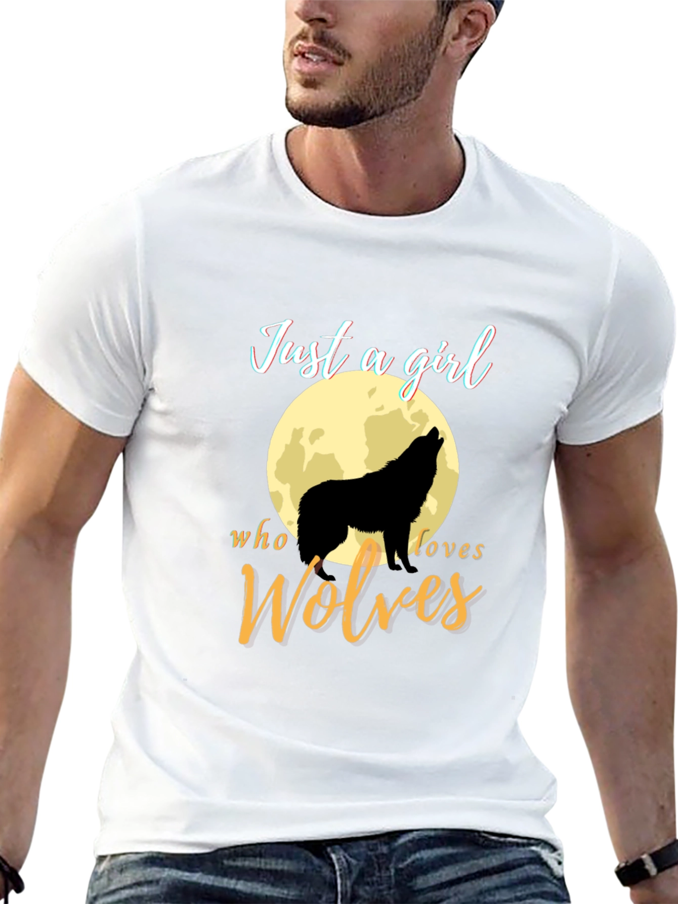 Just a Girl Who Loves Wolves T-Shirt
