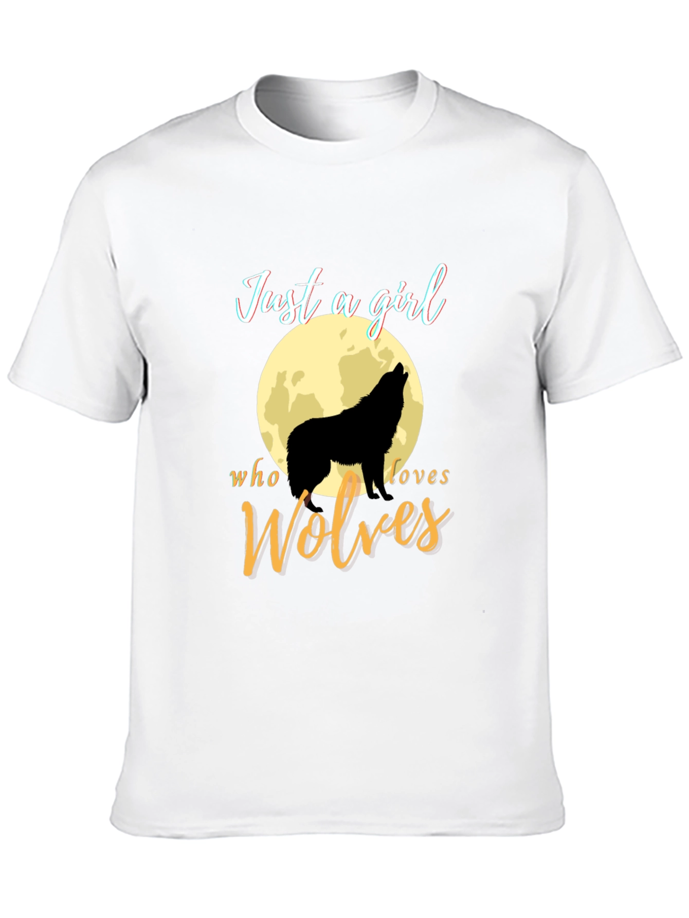 Just a Girl Who Loves Wolves T-Shirt