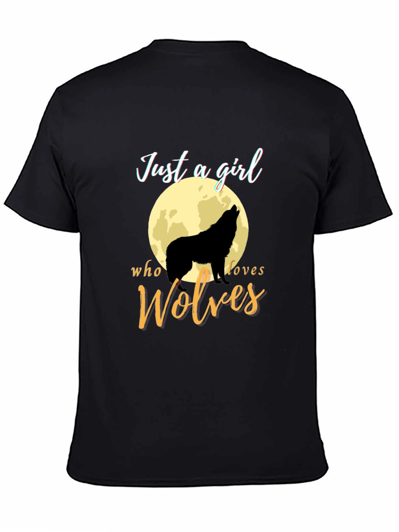 Just a Girl Who Loves Wolves T-Shirt