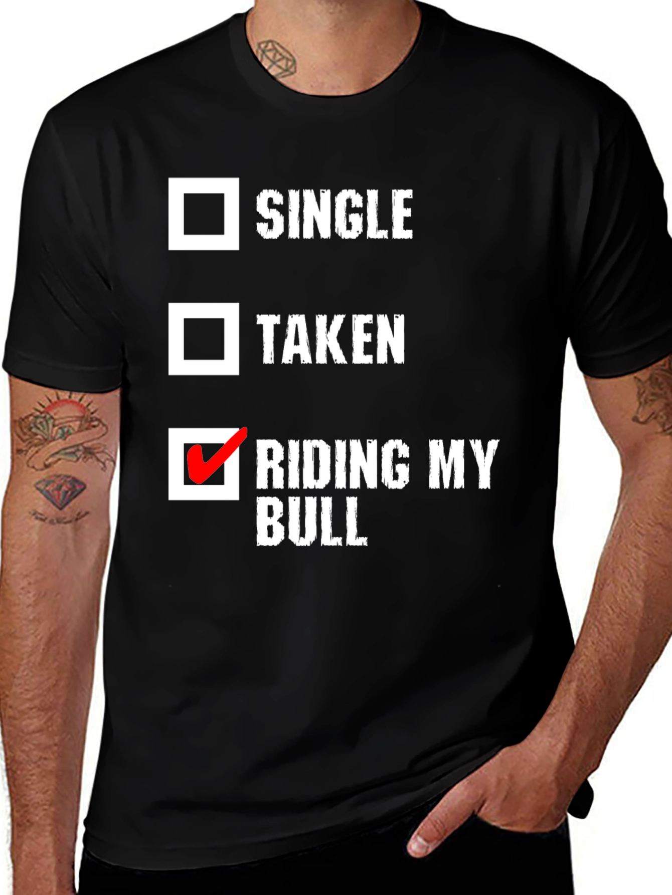 Riding My Bull Novelty T-Shirt