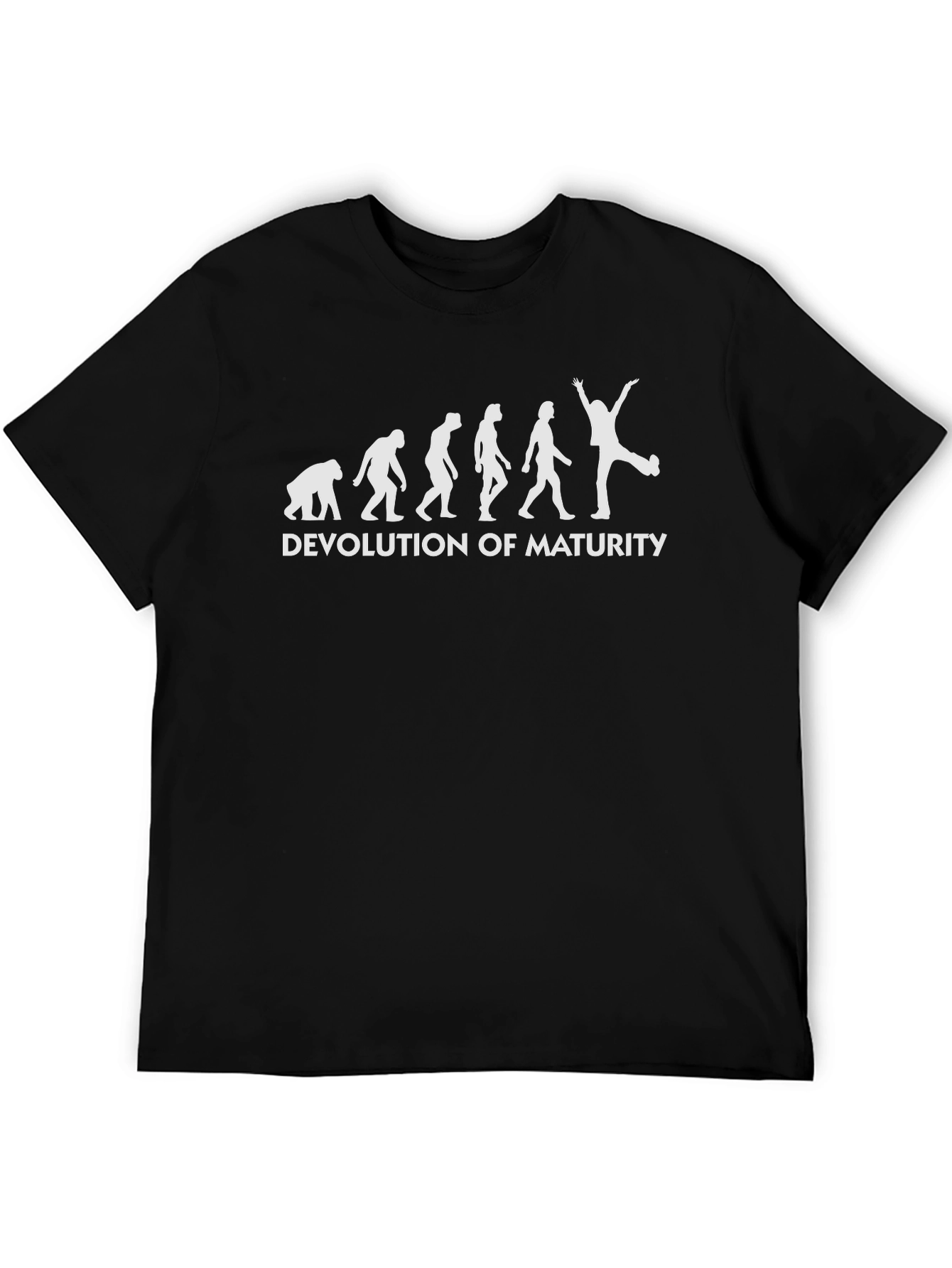 Devolution of Maturity Graphic T-Shirt