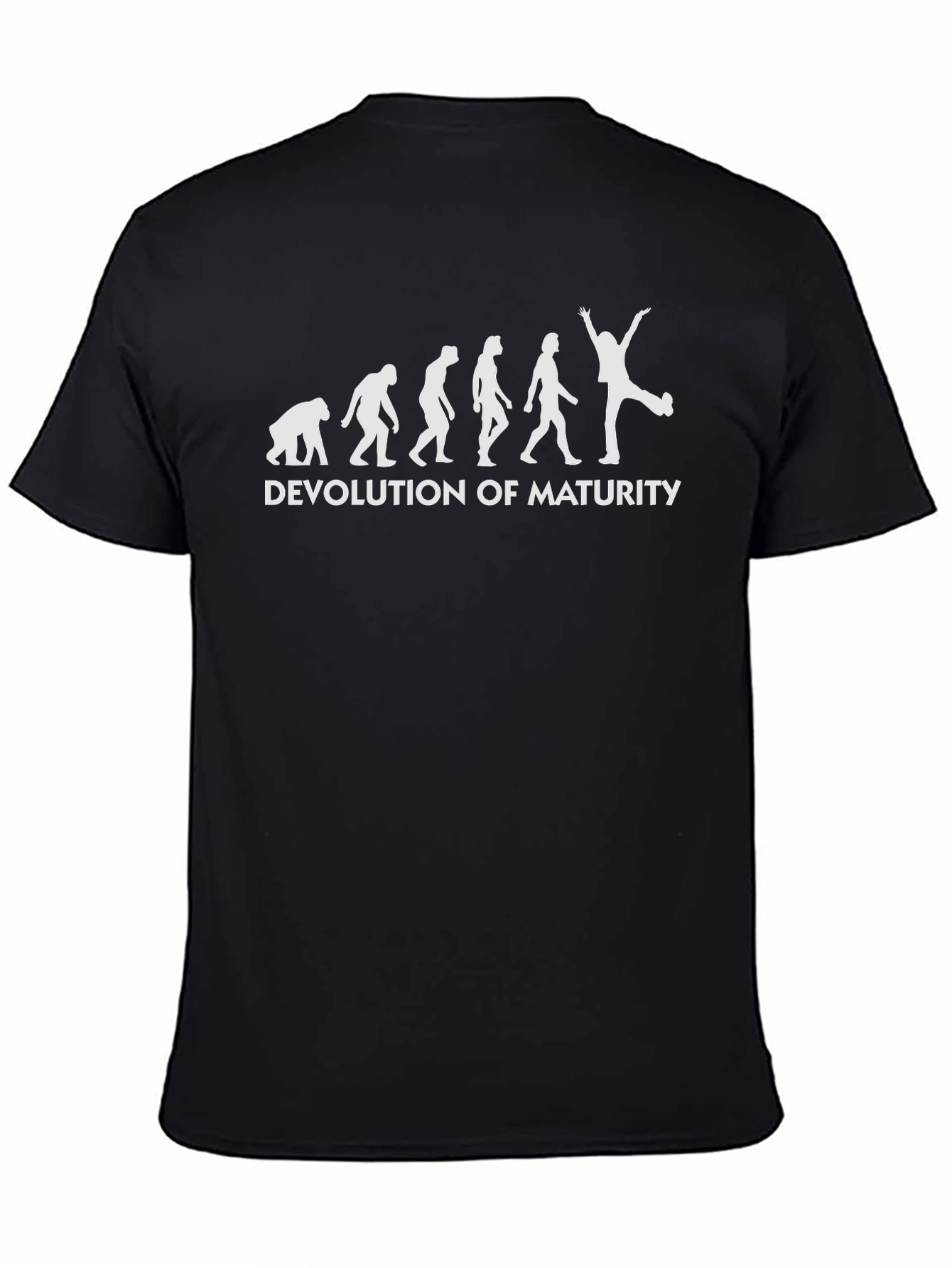 Devolution of Maturity Graphic T-Shirt