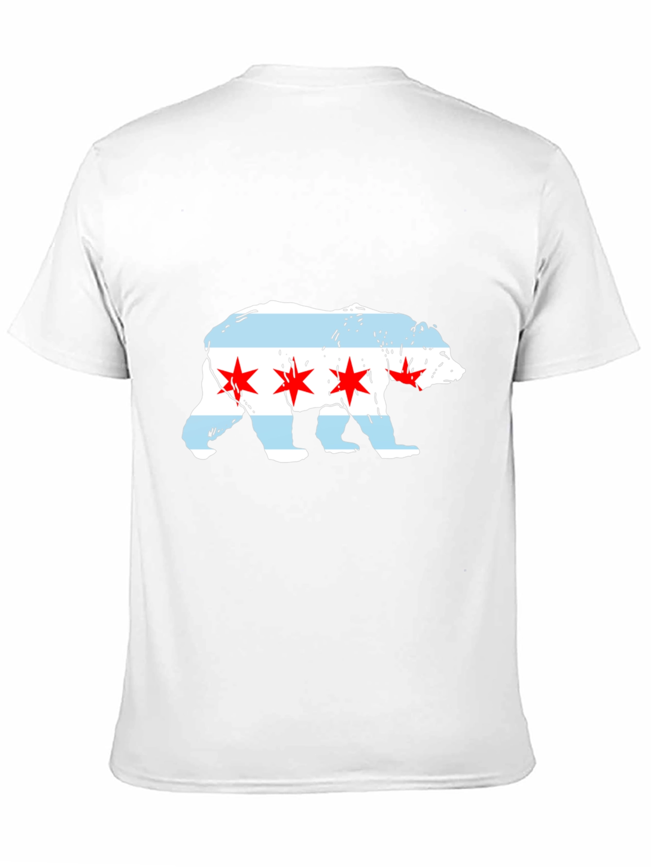 Chicago Bear Flag Graphic T-Shirt